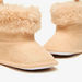 Barefeet Plush Textured Booties with Hook and Loop Closure-Baby Girl%27s Booties-thumbnail-3