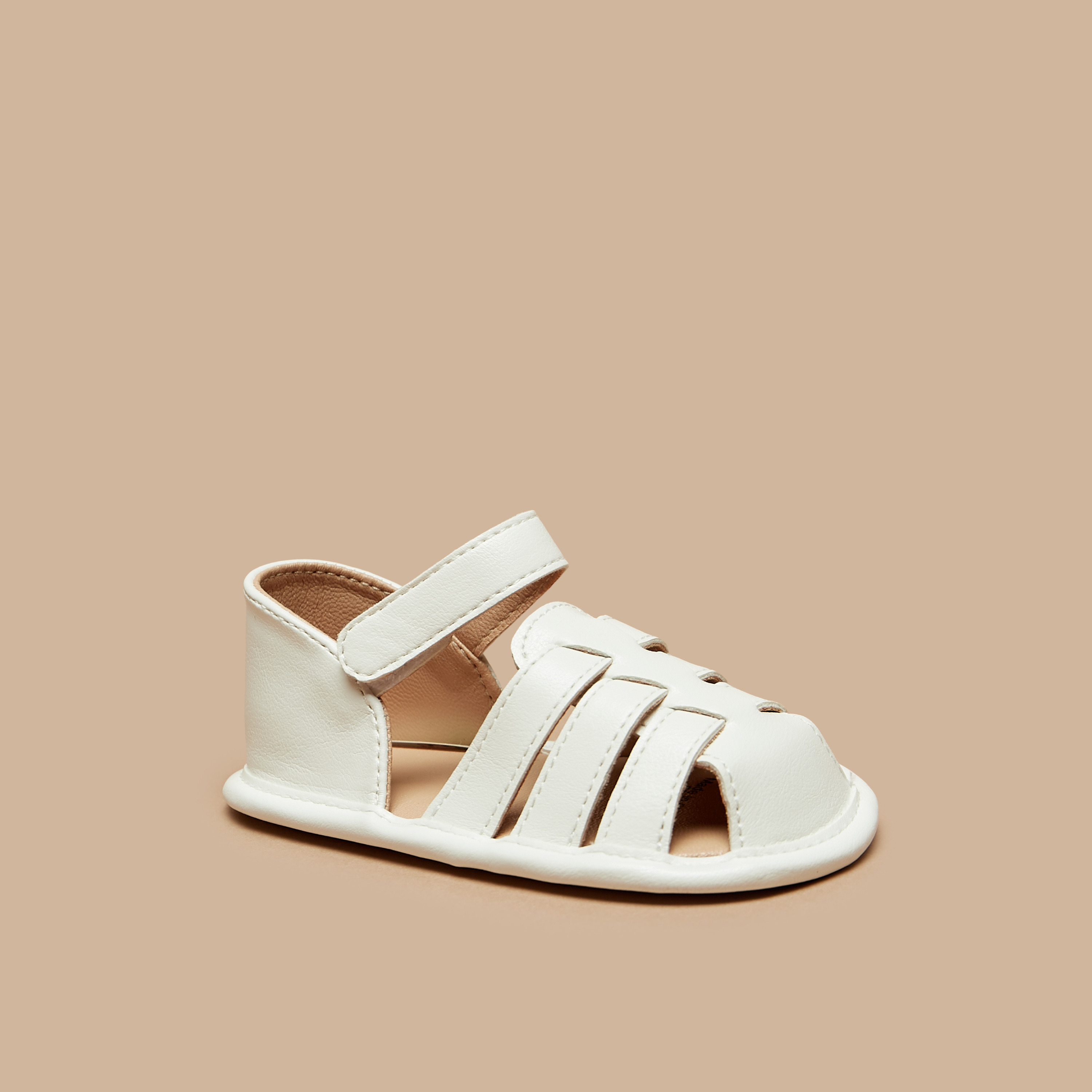 Barefeet Sandals with Hook and Loop Closure-baby-boys-shoes-booties-image-1