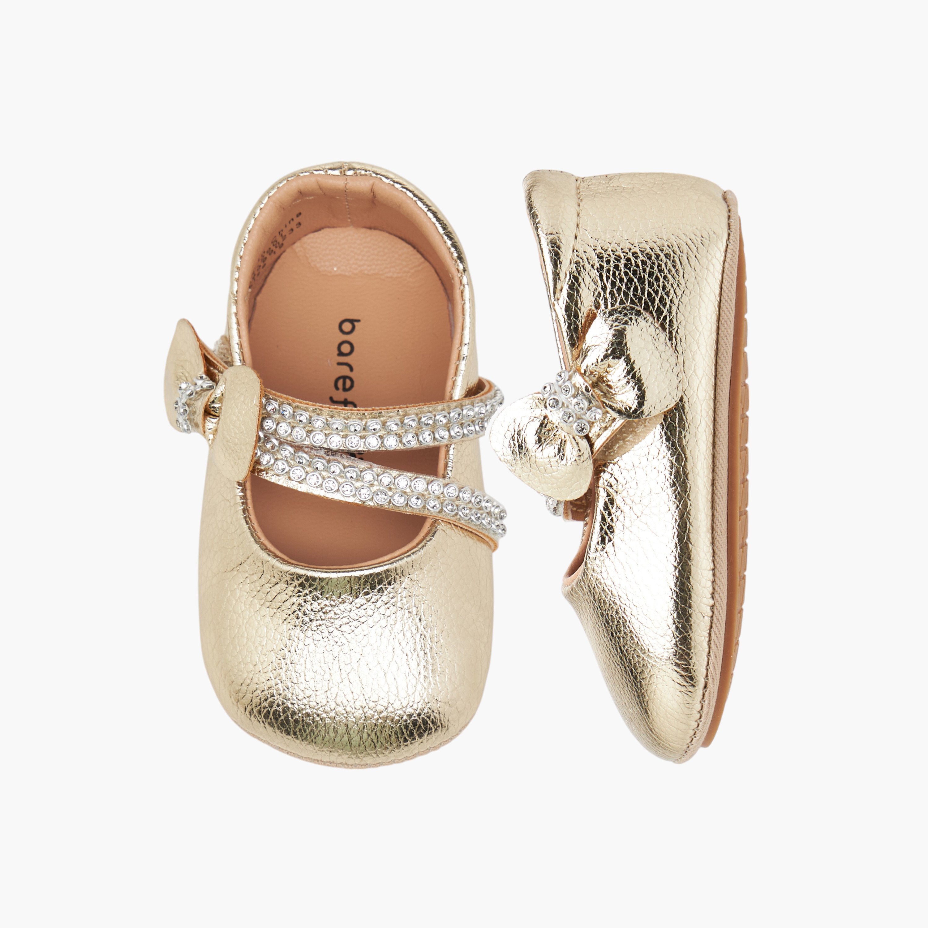 بوت مزين بشريط إغلاق لاصق من بيرفيت-baby-girls-shoes-booties-image-1
