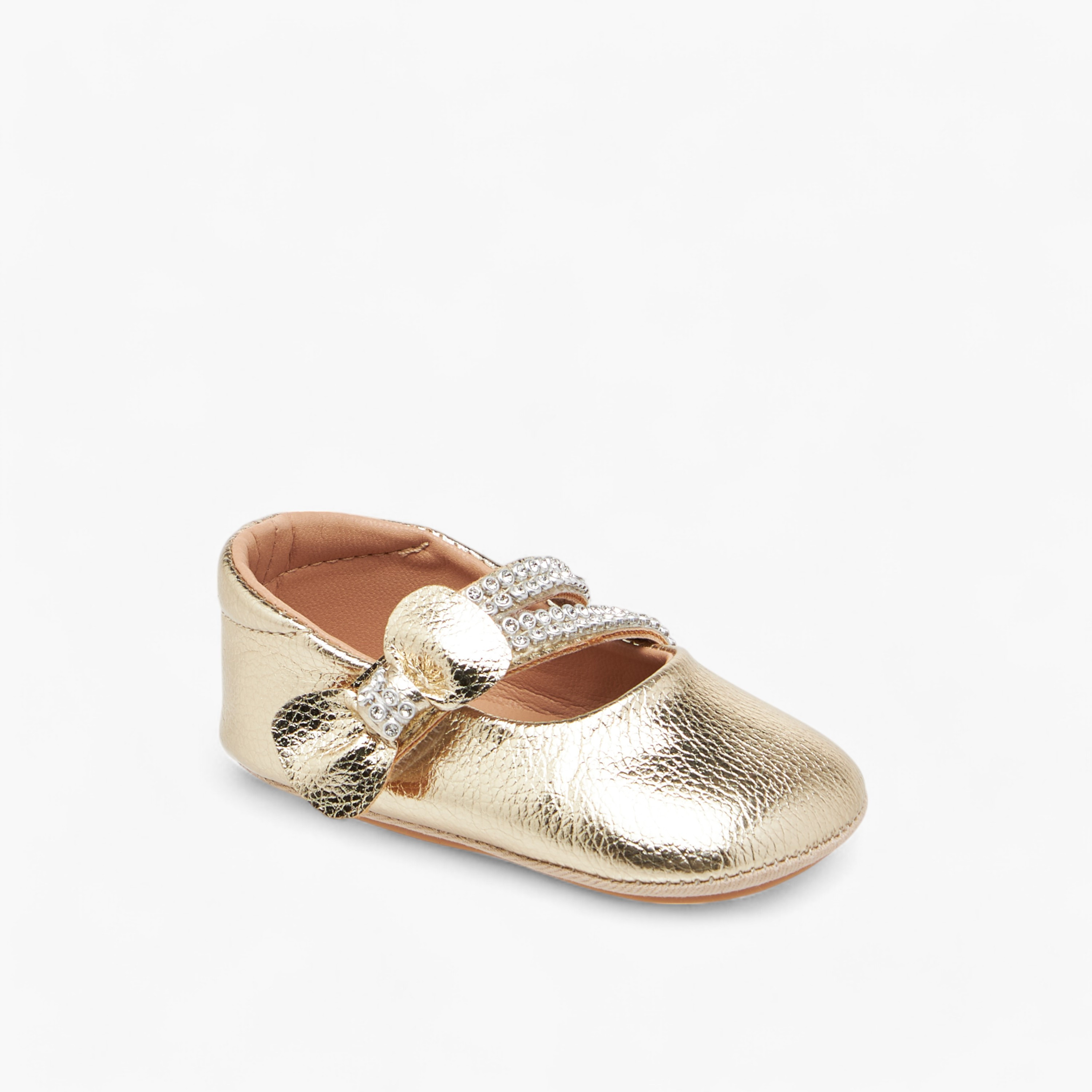 بوت مزين بشريط إغلاق لاصق من بيرفيت-baby-girls-shoes-booties-image-2