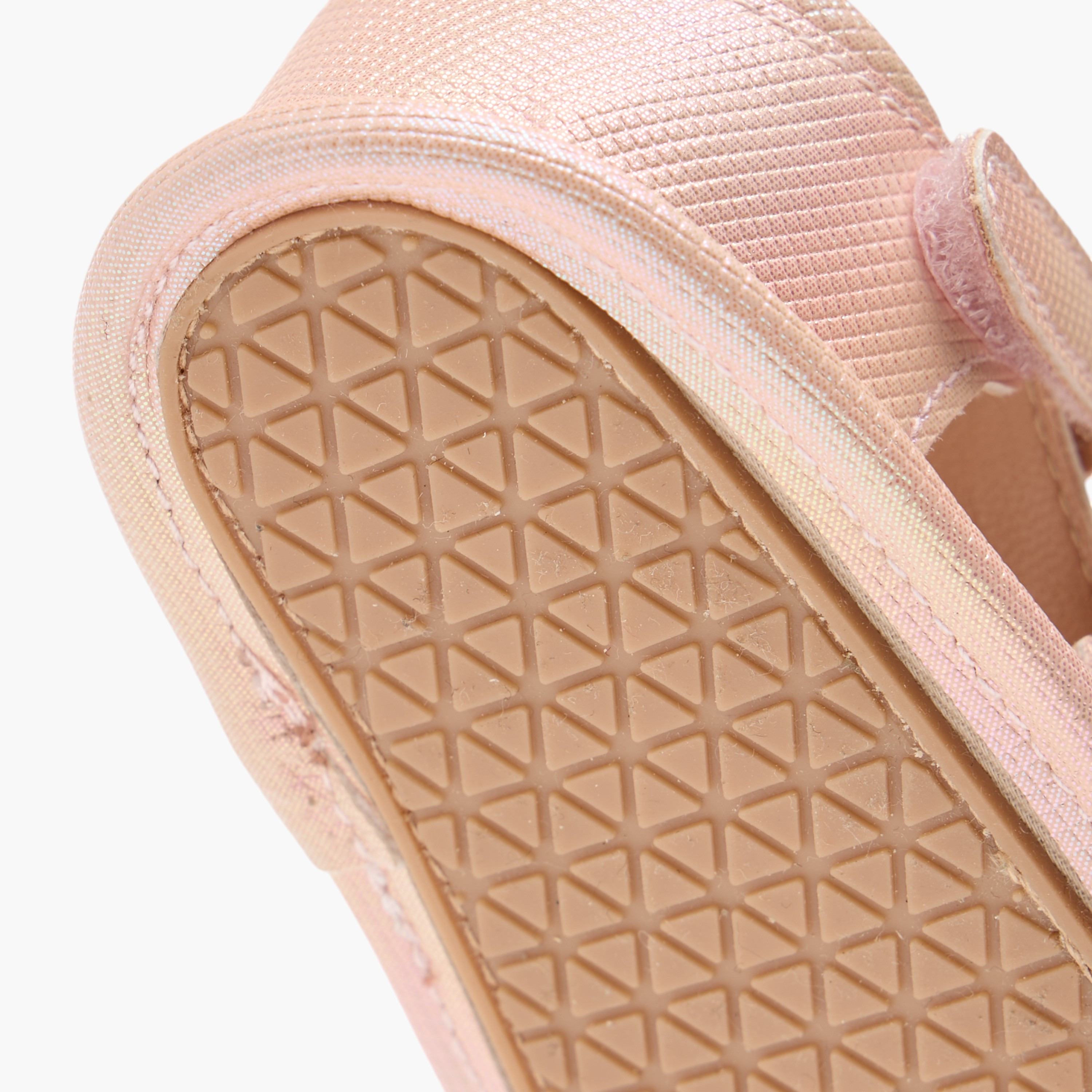 صندل بأحزمة بارزة الملمس وبشريط إغلاق لاصق من بيرفيت-baby-girls-shoes-sandals-image-6