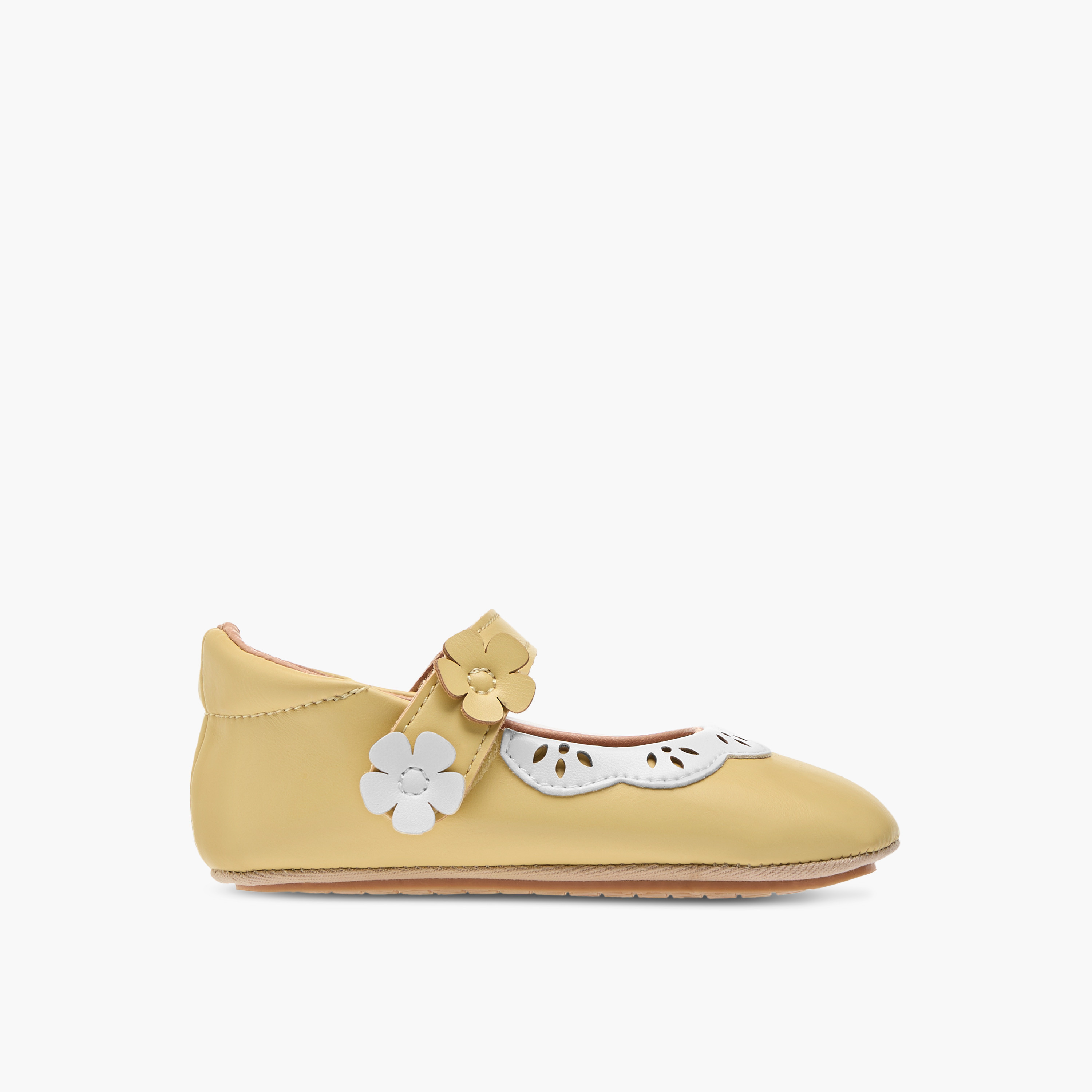 Barefeet Floral Applique Shoes with Hook and Loop Closure-baby-girls-shoes-closedshoes-image-3