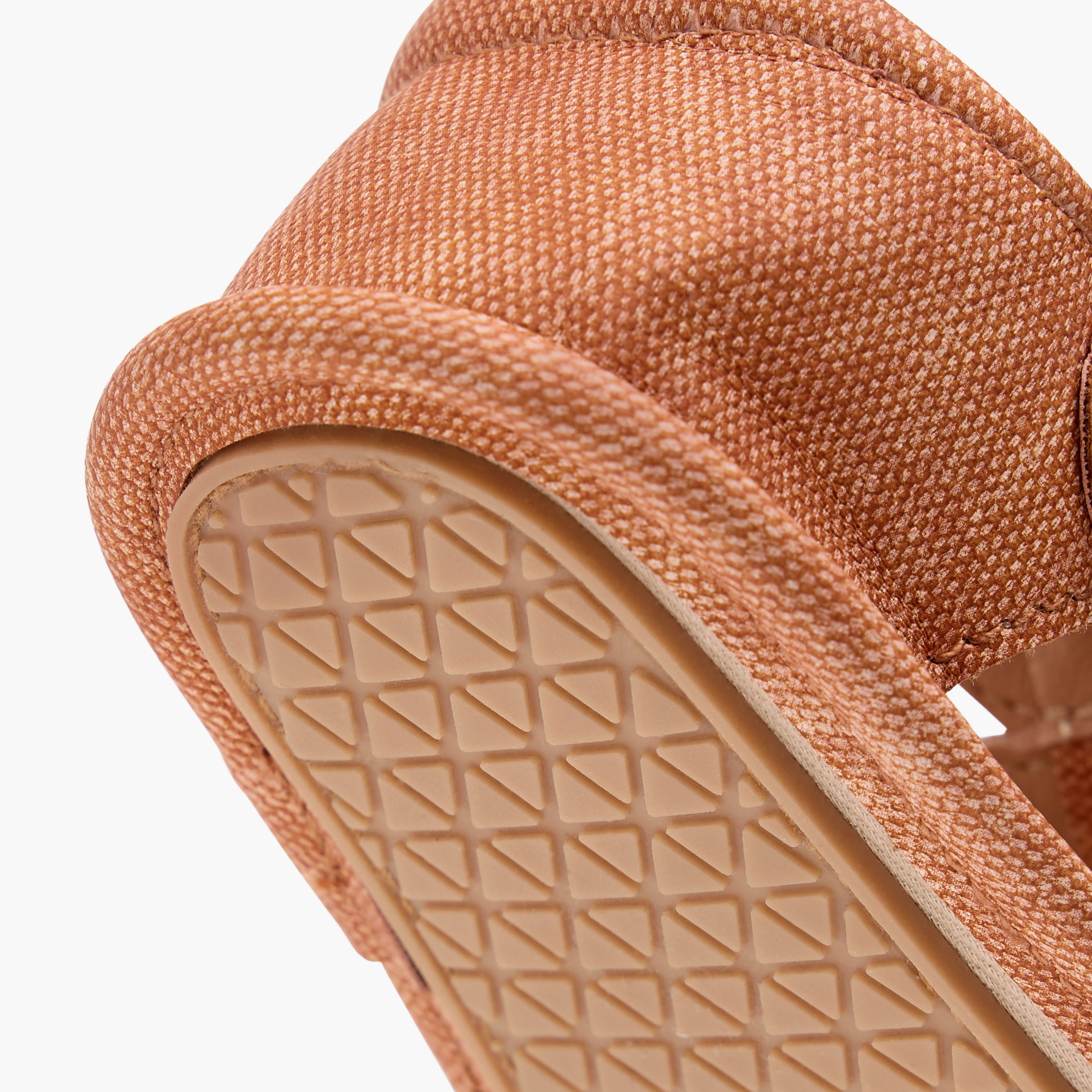 Barefeet Textured Strap Sandals with Hook and Loop Closure-baby-boys-shoes-sandals-image-5