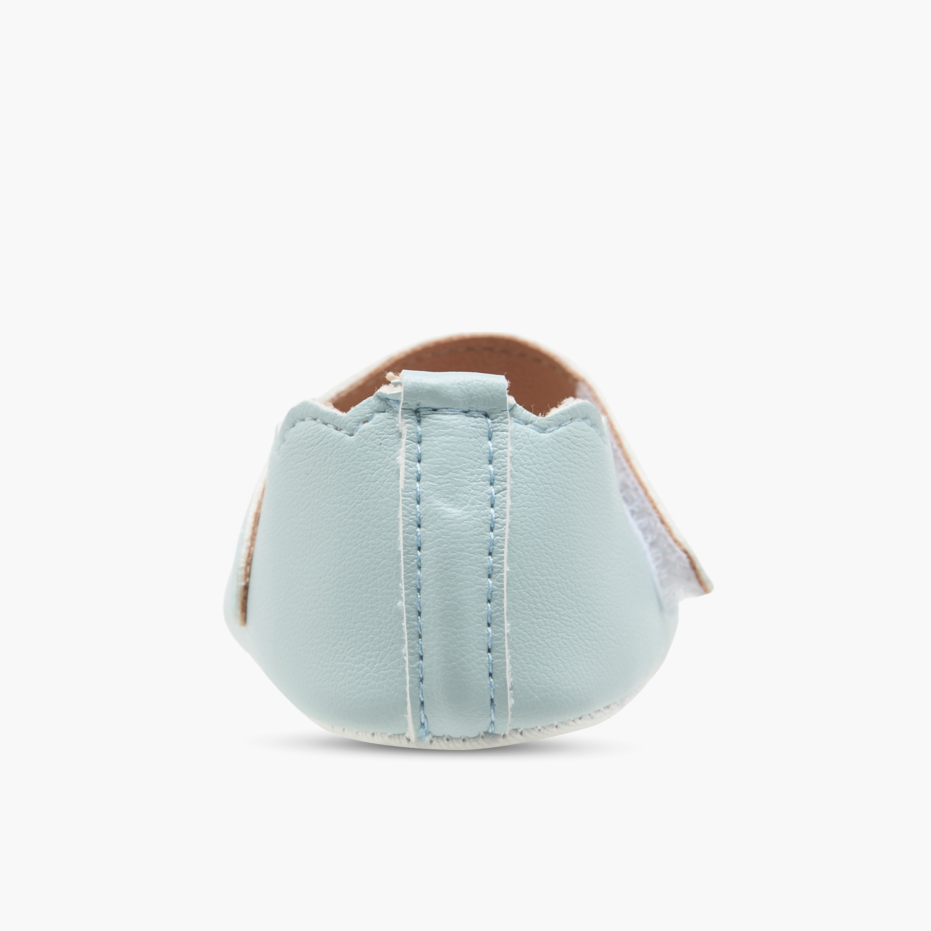 حذاء بفيونكة وشريط إغلاق لاصق من بيرفيت-baby-girls-shoes-closedshoes-image-5