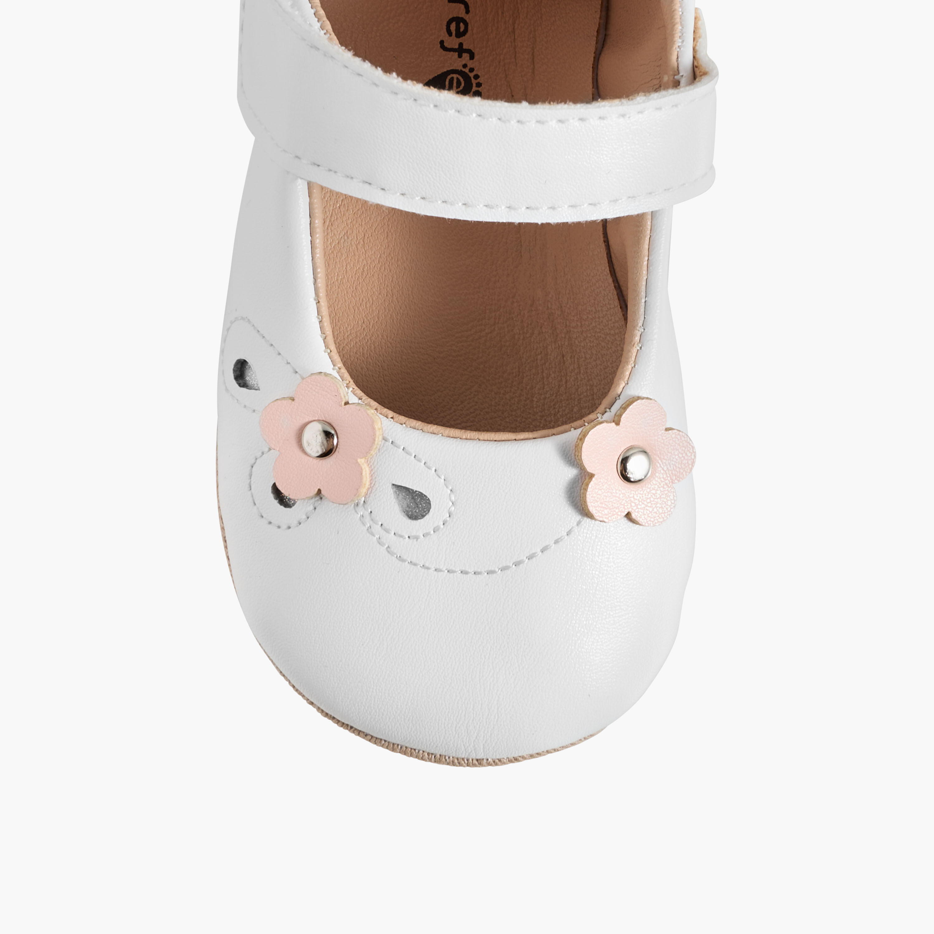 Barefeet Mary Jane Shoes with Hook & Loop Closure-baby-girls-shoes-booties-image-4