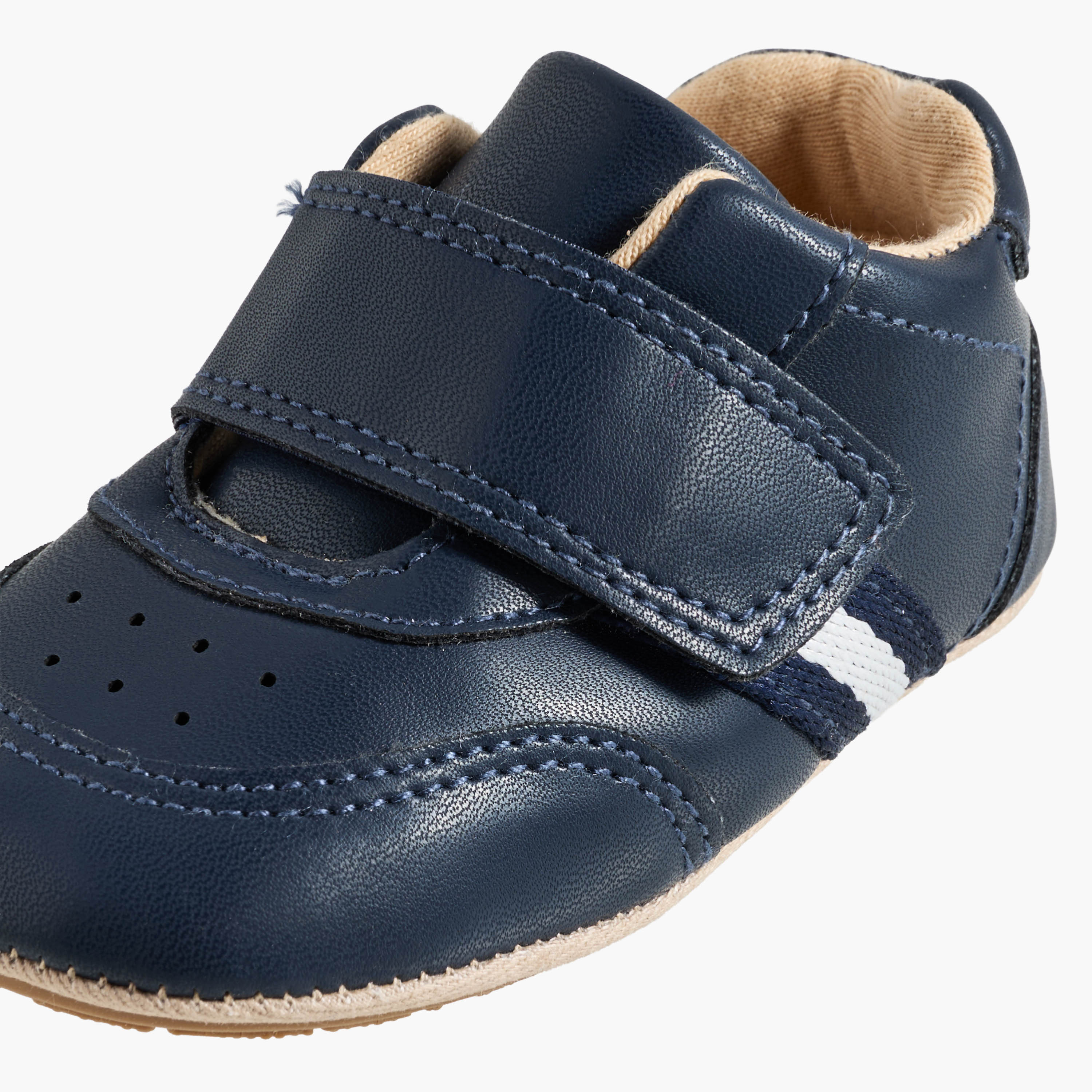 Barefeet Booties with Hook & Loop Closure-baby-boys-shoes-booties-image-4