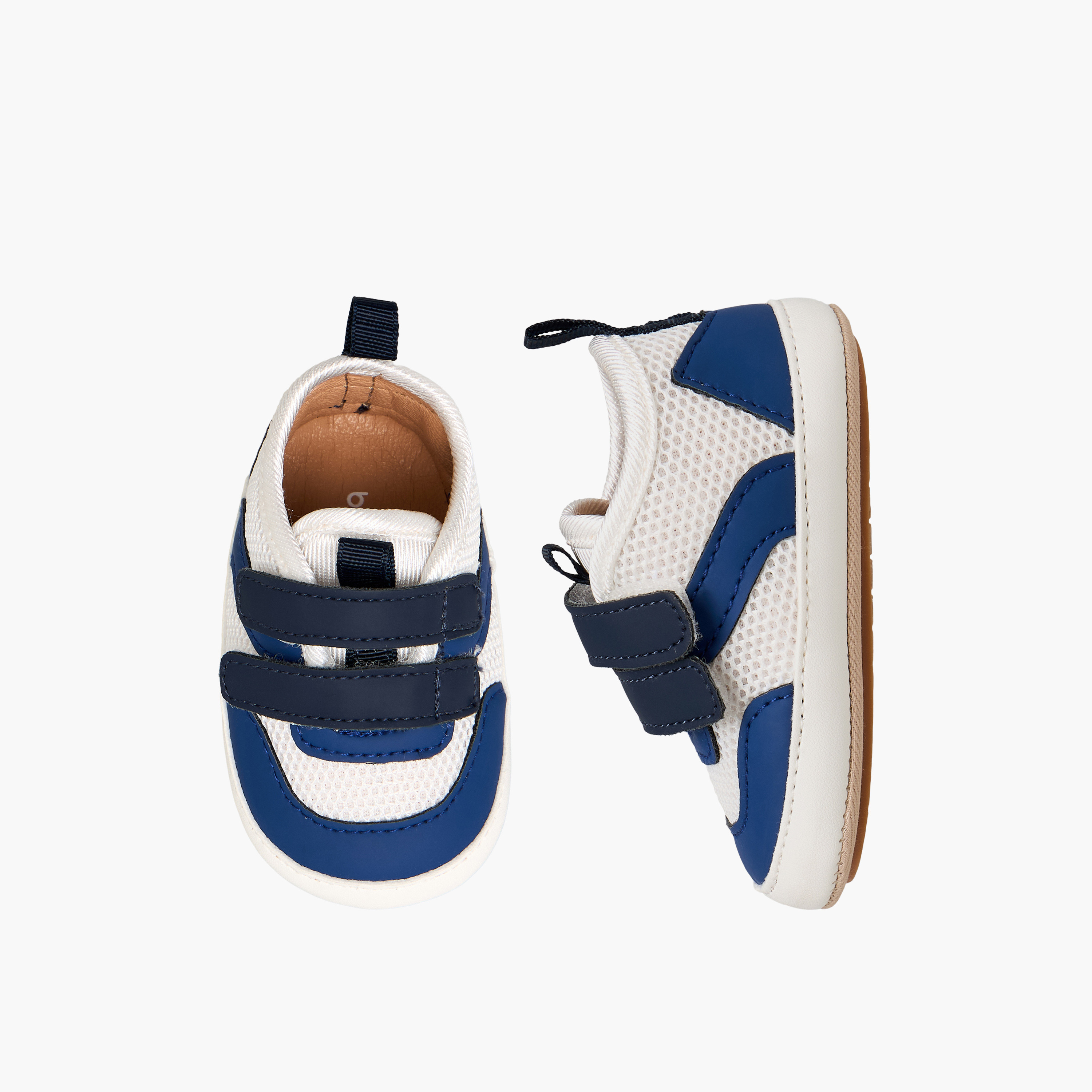 بوت بتفاصيل ألواح وشريط إغلاق لاصق من بيرفيت-baby-boys-shoes-booties-image-5