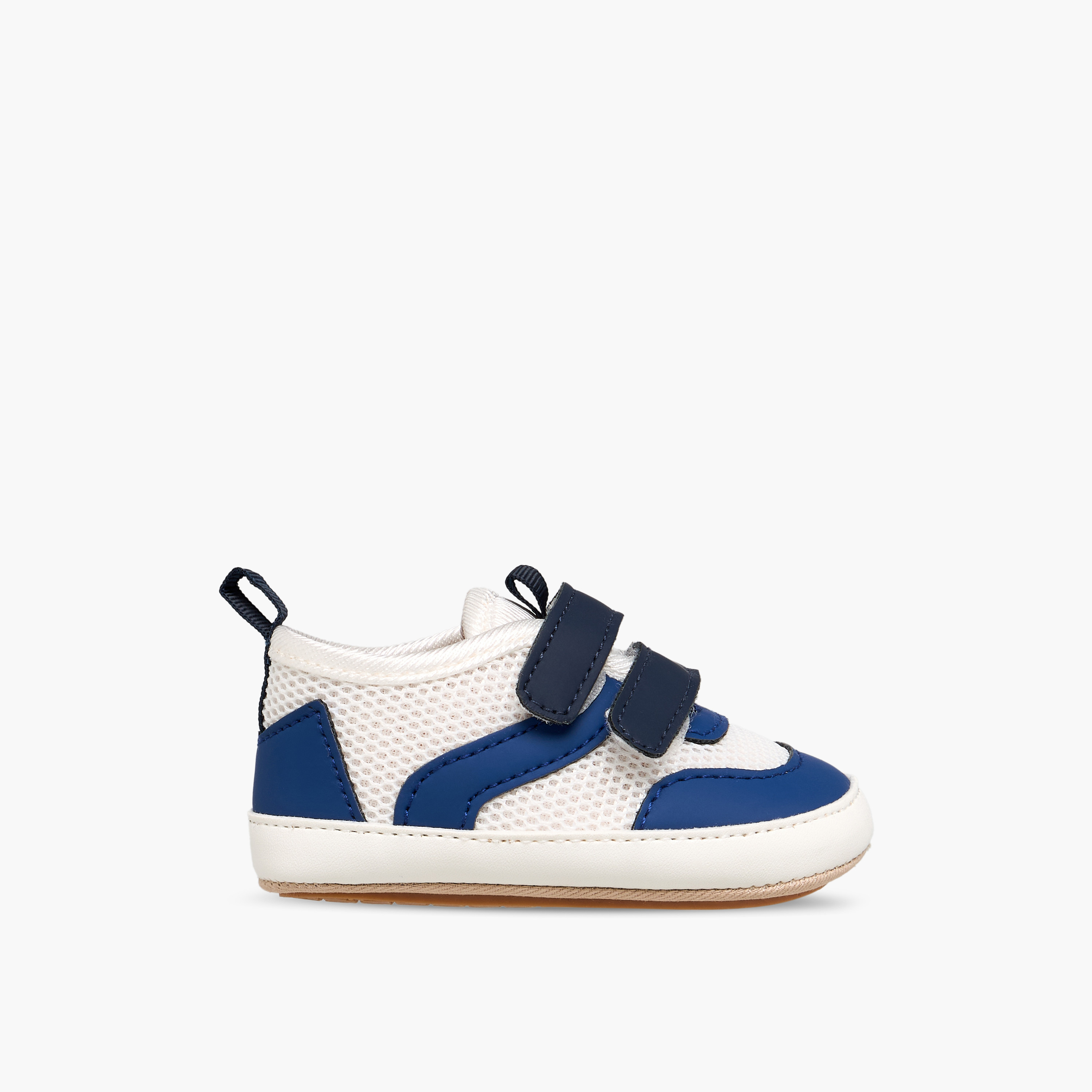 بوت بتفاصيل ألواح وشريط إغلاق لاصق من بيرفيت-baby-boys-shoes-booties-image-3