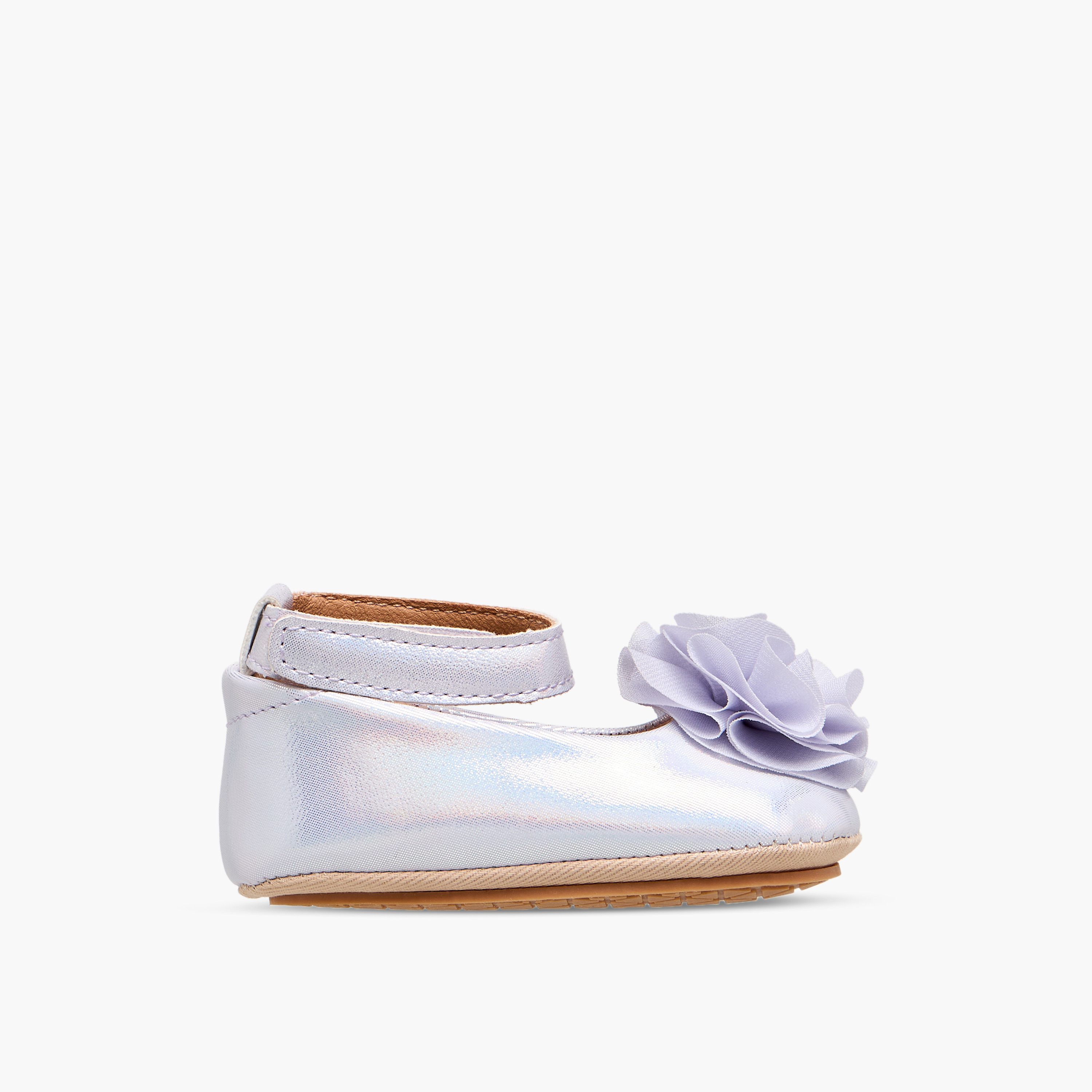 Barefeet Ballerina Shoes with Floral Accent-baby-girls-shoes-booties-image-3