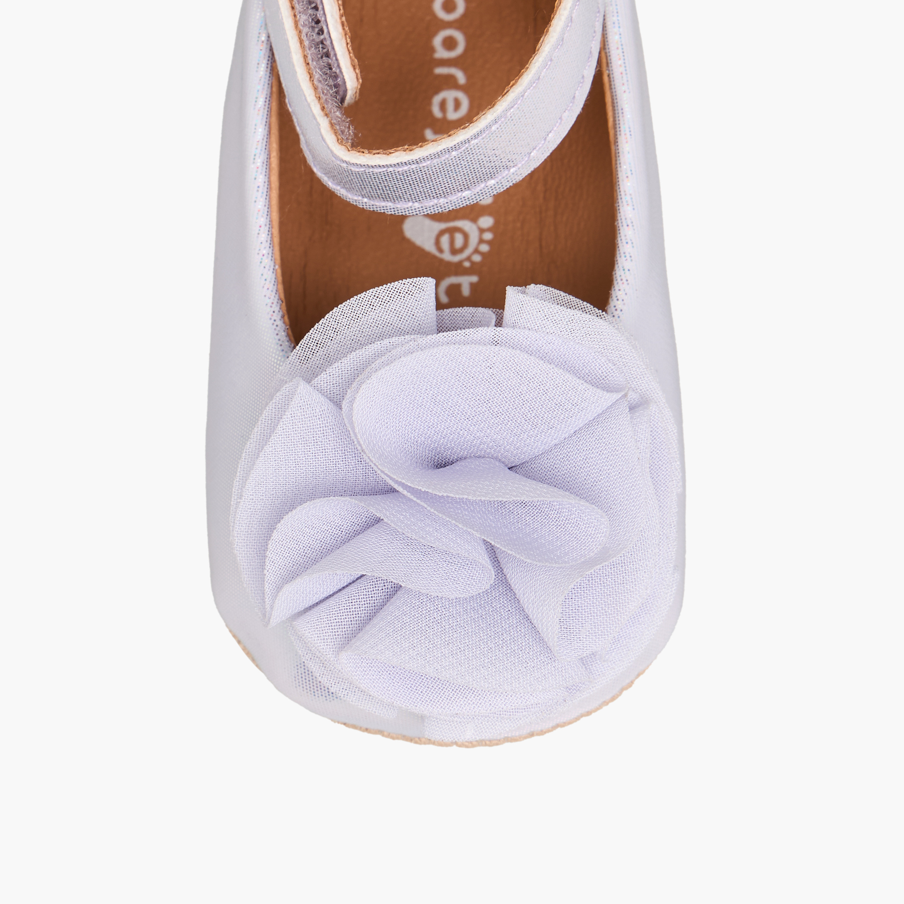 Barefeet Ballerina Shoes with Floral Accent-baby-girls-shoes-booties-image-4