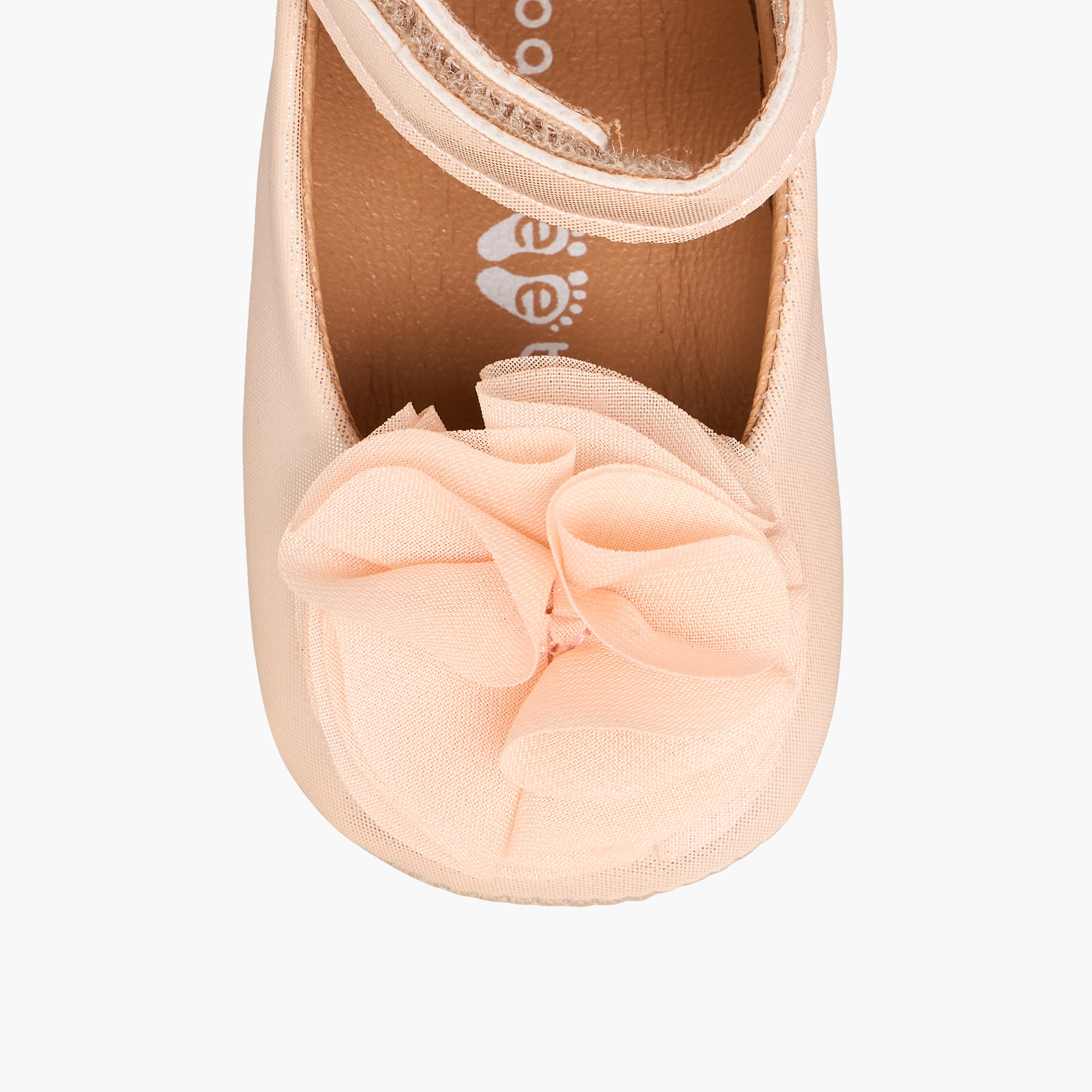 Barefeet Ballerina Shoes with Floral Accent-baby-girls-shoes-booties-image-4