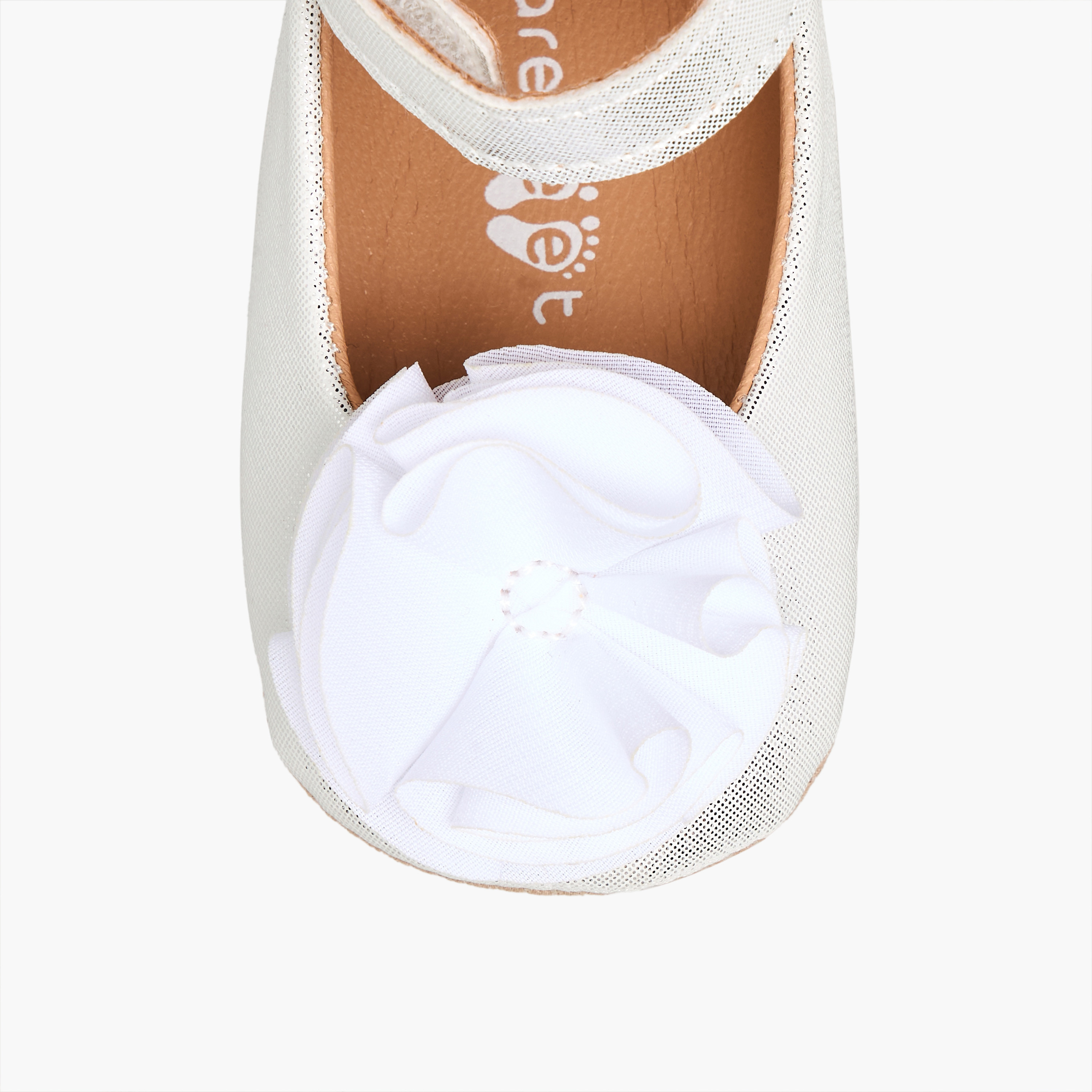حذاء باليرينا بزينة زهرية من بيرفيت-baby-girls-shoes-booties-image-4
