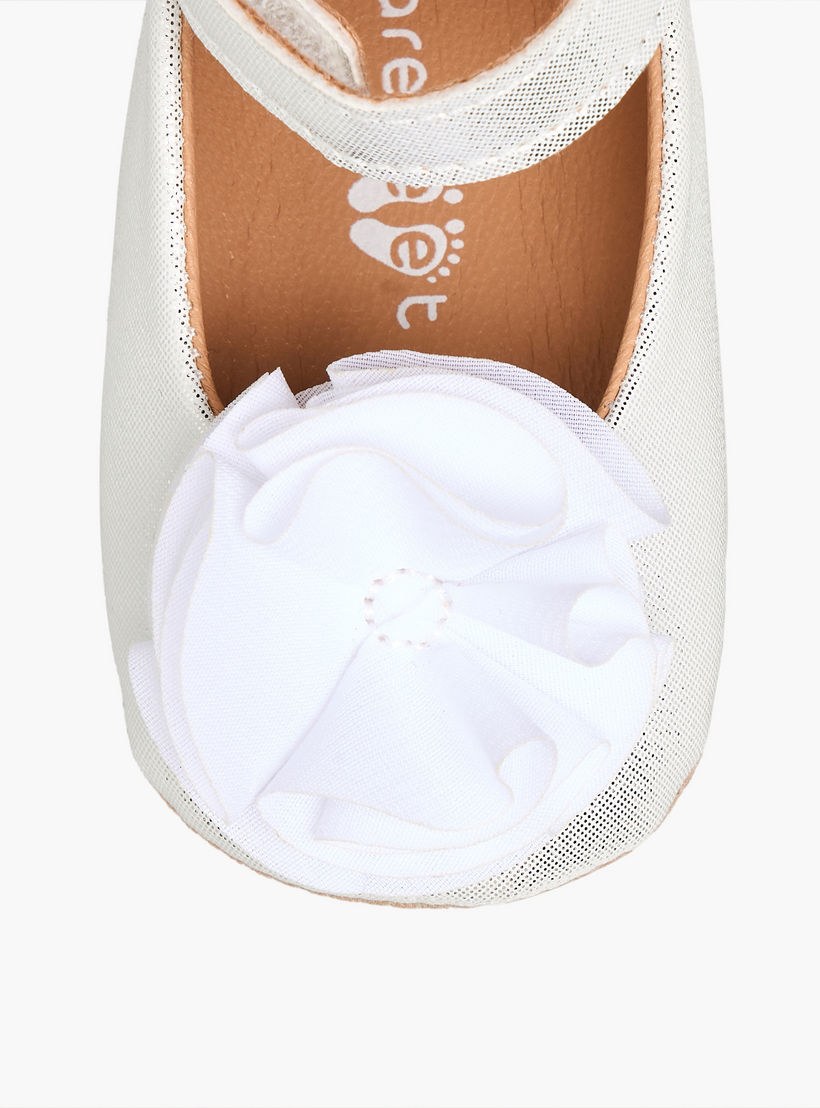 حذاء باليرينا بزينة زهرية من بيرفيت-baby-girls-shoes-booties-image-4