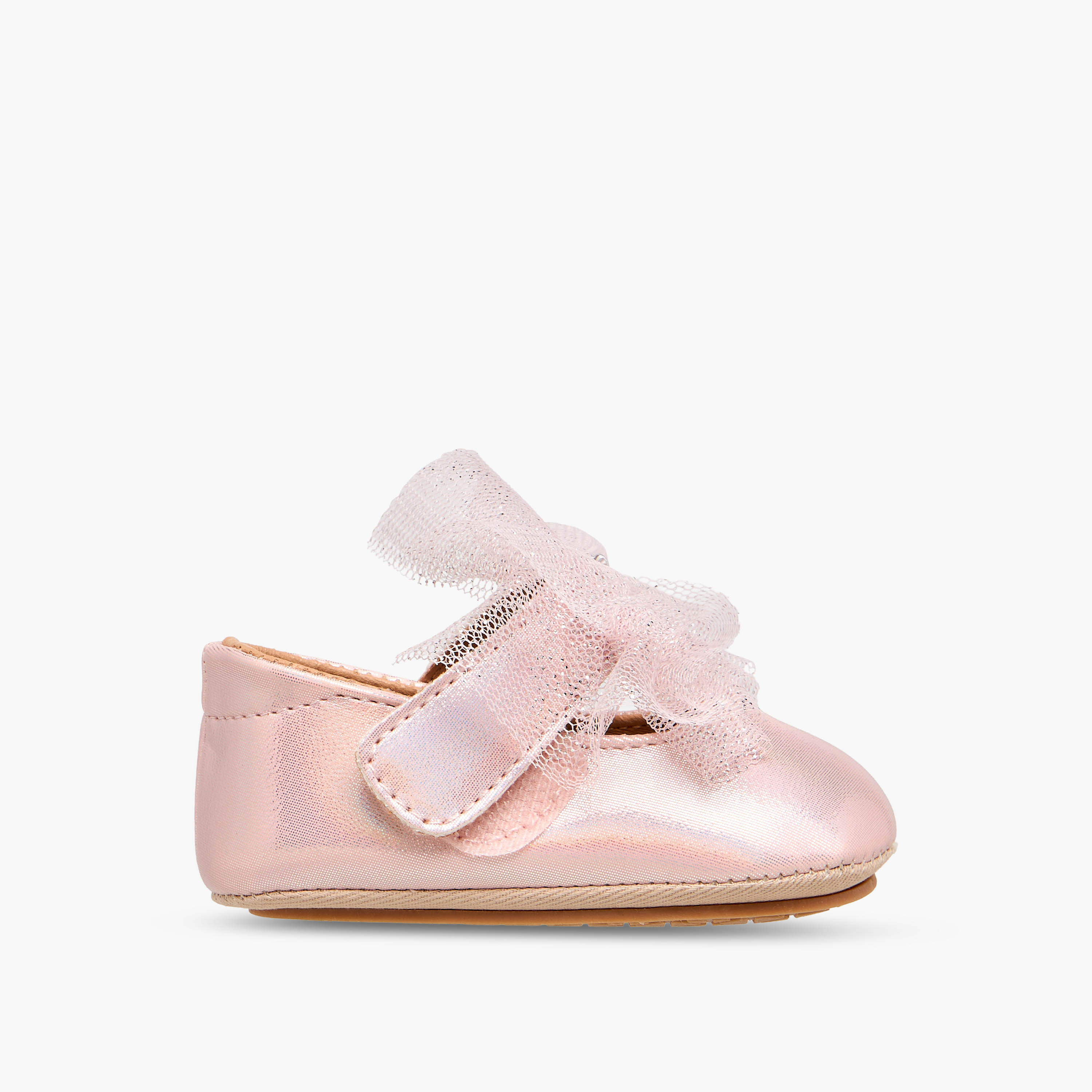 Barefeet Booties with Bow Detail-baby-girls-shoes-booties-image-3