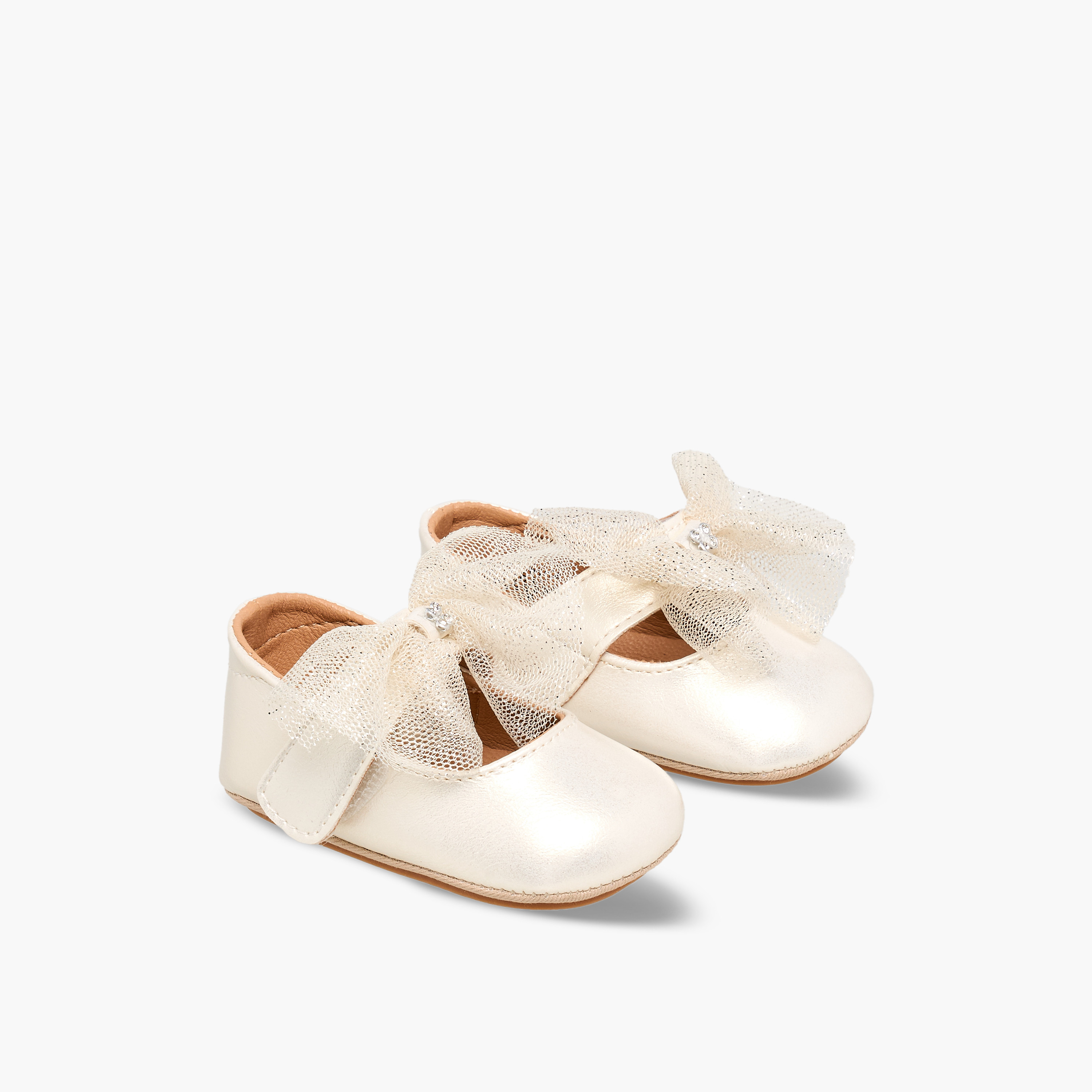 Barefeet Booties with Bow Detail-baby-girls-shoes-booties-image-1