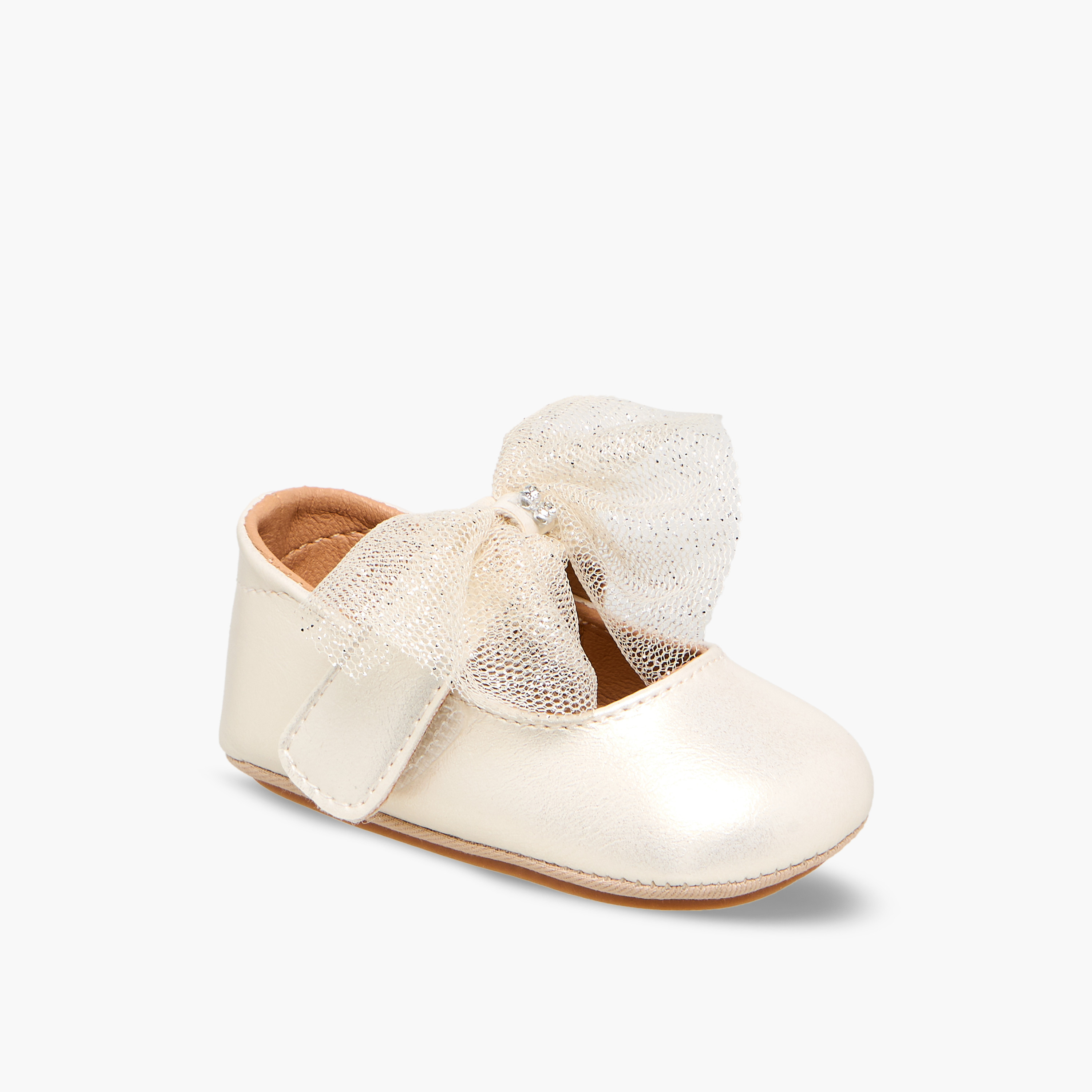 Barefeet Booties with Bow Detail-baby-girls-shoes-booties-image-2