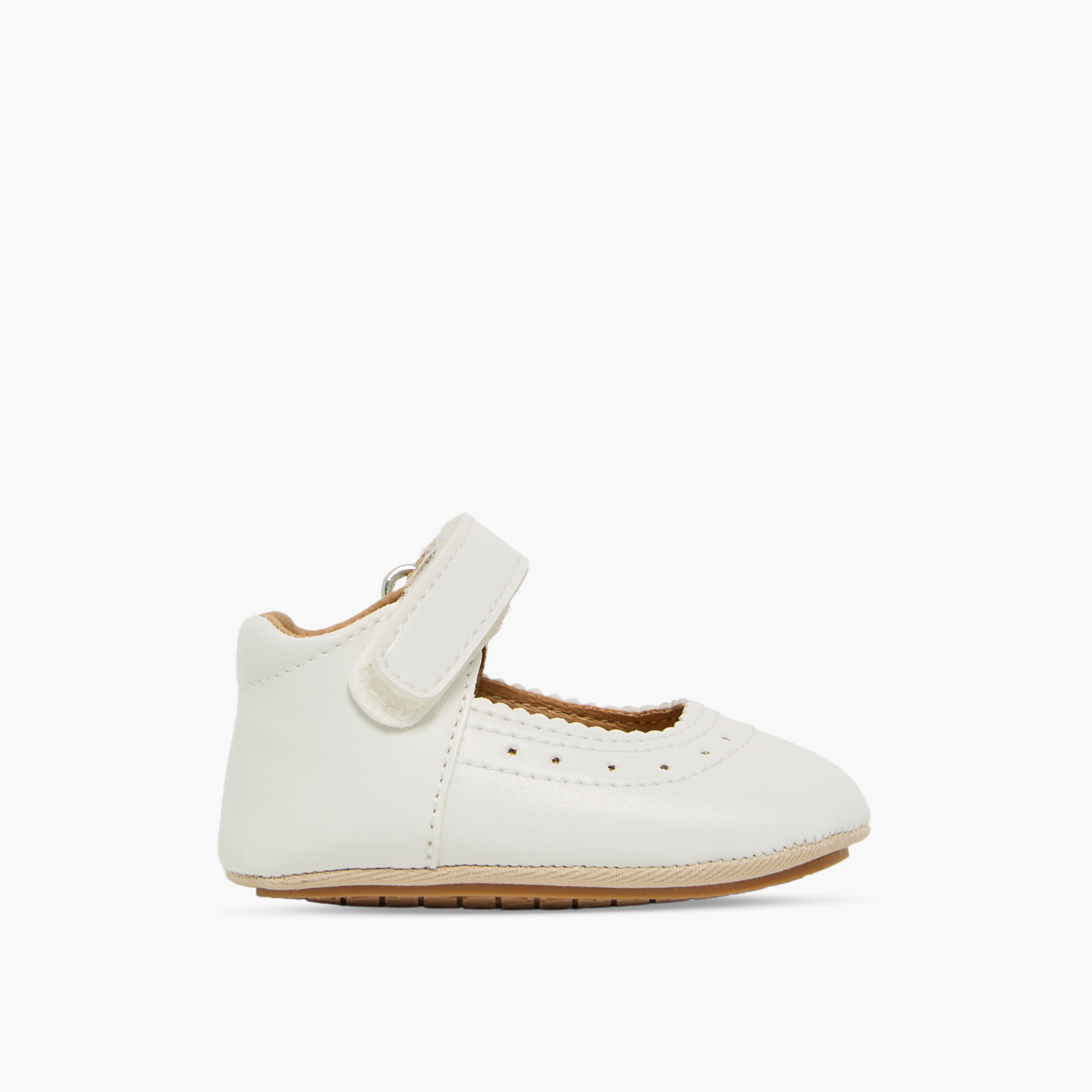 حذاء خفيف بشريط إغلاق لاصق من بيرفيت-baby-girls-shoes-booties-image-3