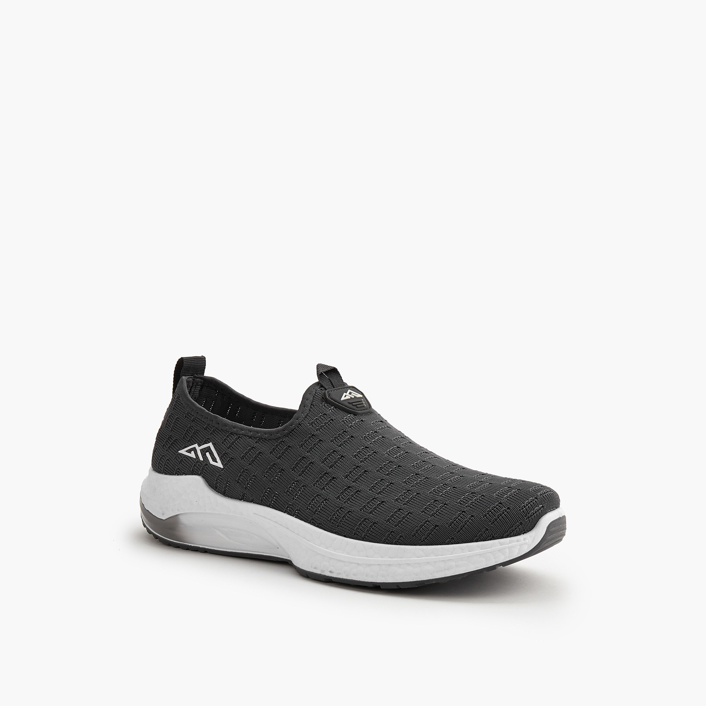 Oaklan by Shoexpress Textured Slip-On Sports Shoes with Pull Tab-sports-men-shoes-image-1