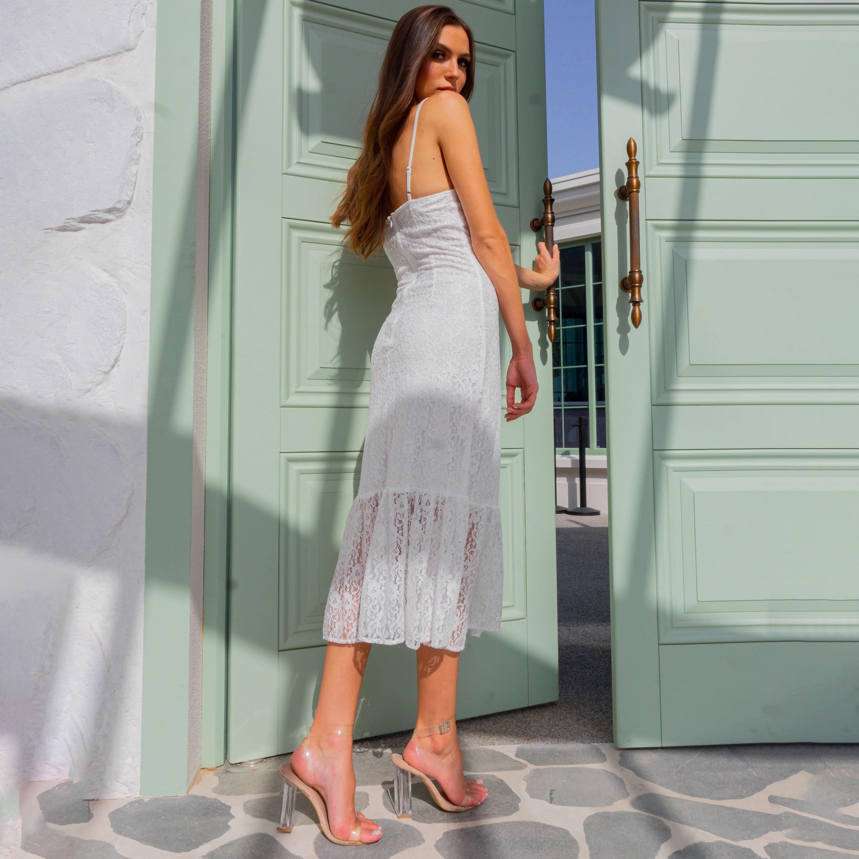 Skirt And Stiletto Embroidered Sweetheart Neck Midi Dress-women-clothing-dresses-image-4