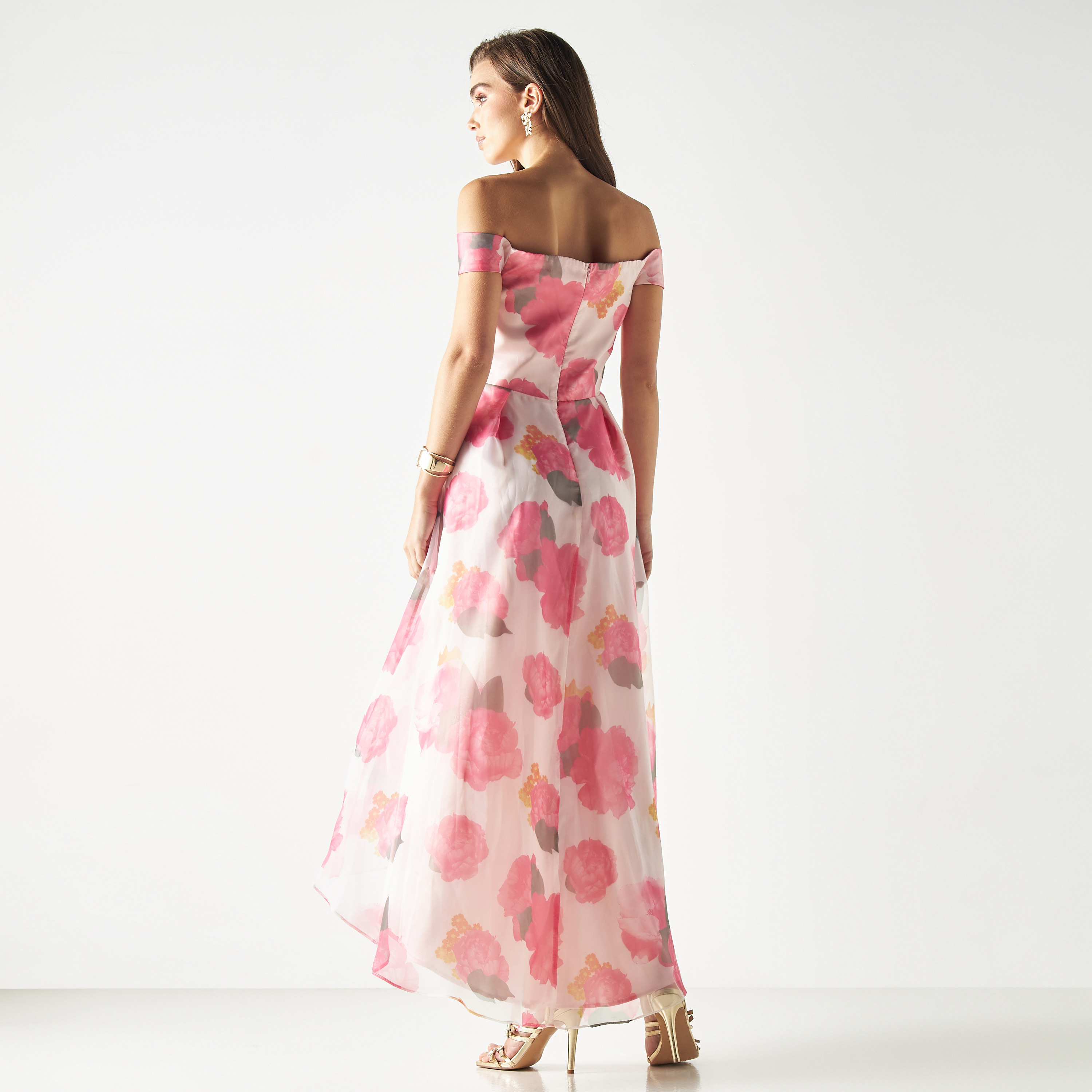فستان بحواف غير متماثلة وأكتاف مكشوفة وطبعات أزهار من سكيرت أند ستيليتو-women-clothing-dresses-image-3