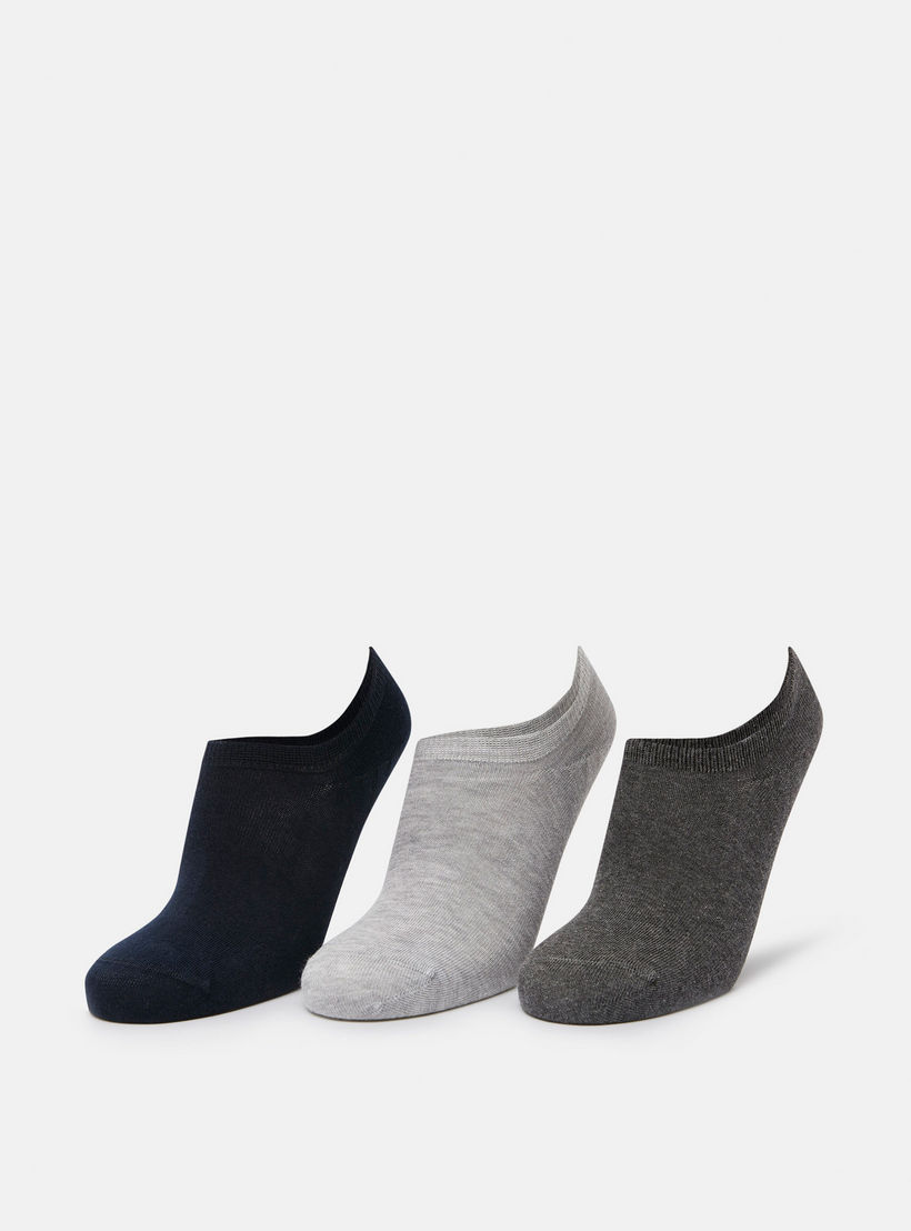 جوارب سادة غير مرئية - طقم من 3-men-socks-image-1