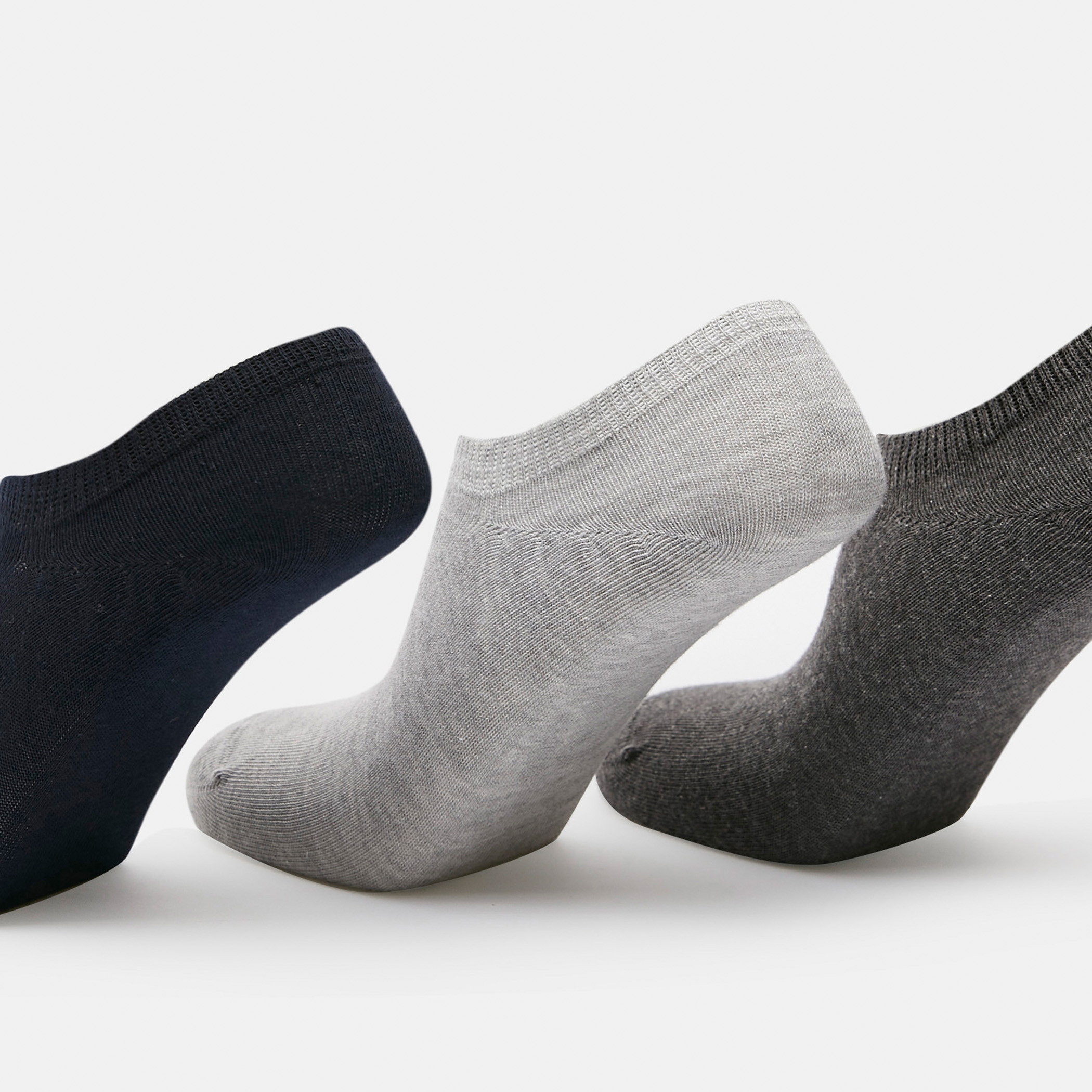 جوارب سادة غير مرئية - طقم من 3-men-socks-image-2