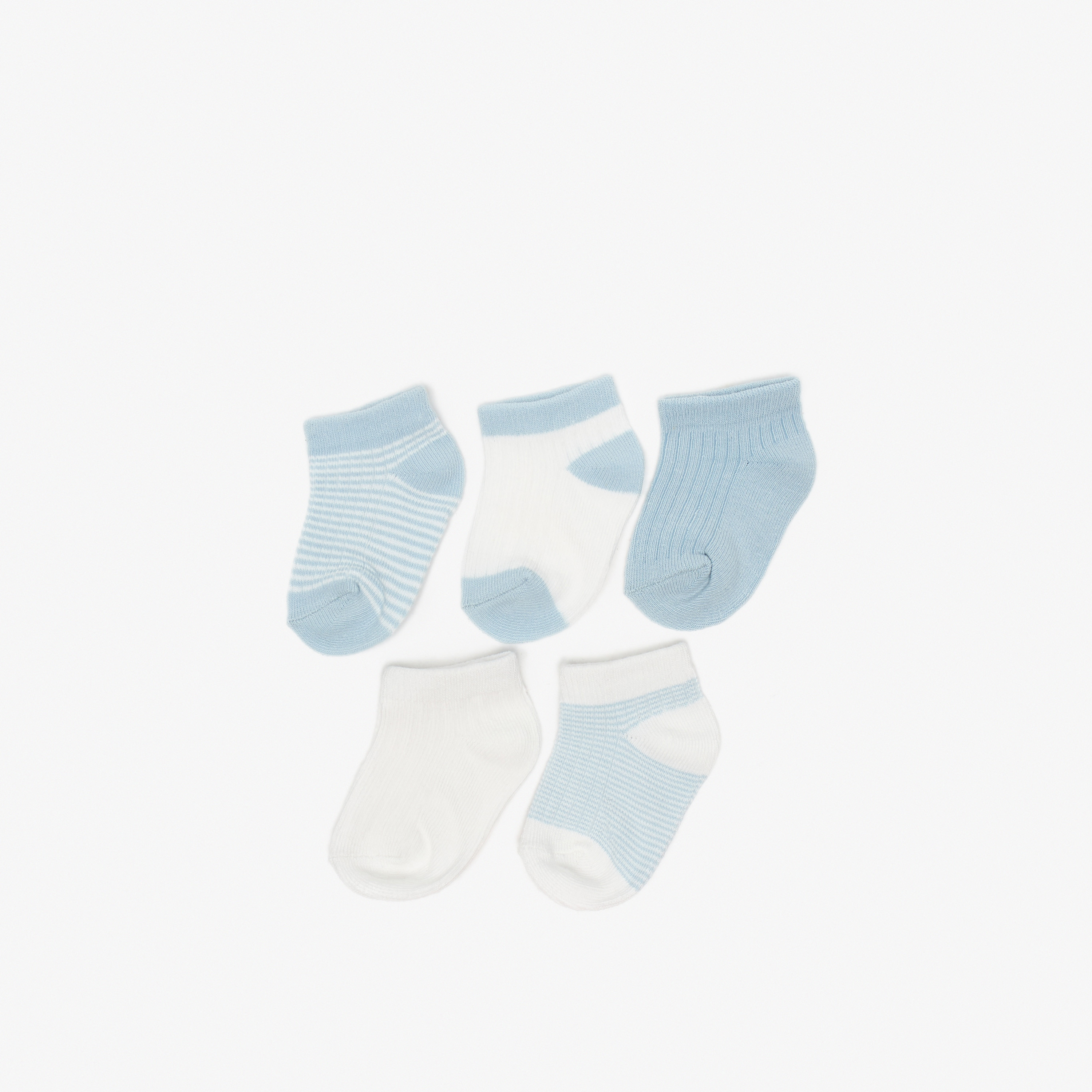 طقم جوارب متنوعة بطول الكاحل  5 أزواج من بيرفيت-girls-accessories-socks-image-1