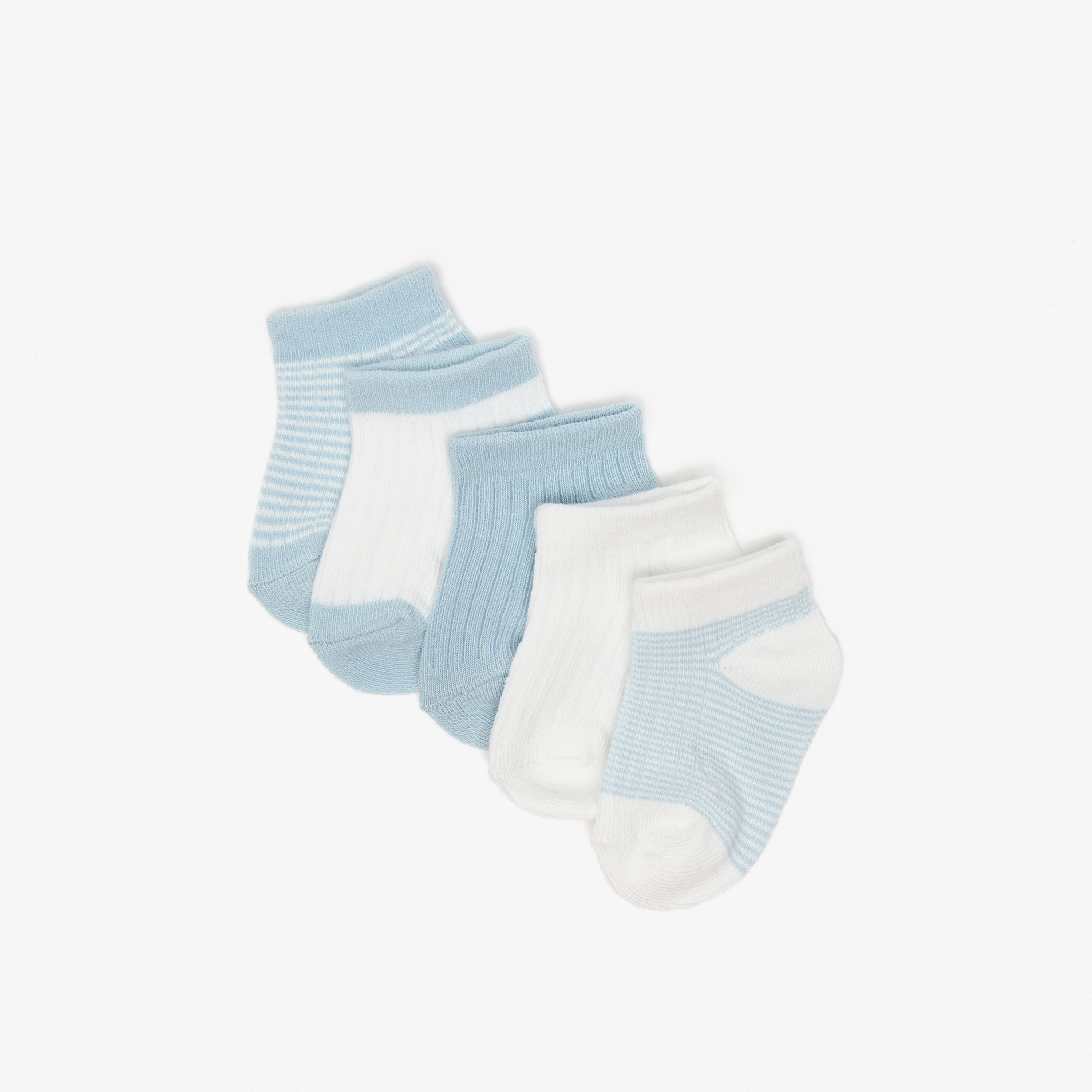 طقم جوارب متنوعة بطول الكاحل  5 أزواج من بيرفيت-girls-accessories-socks-image-2