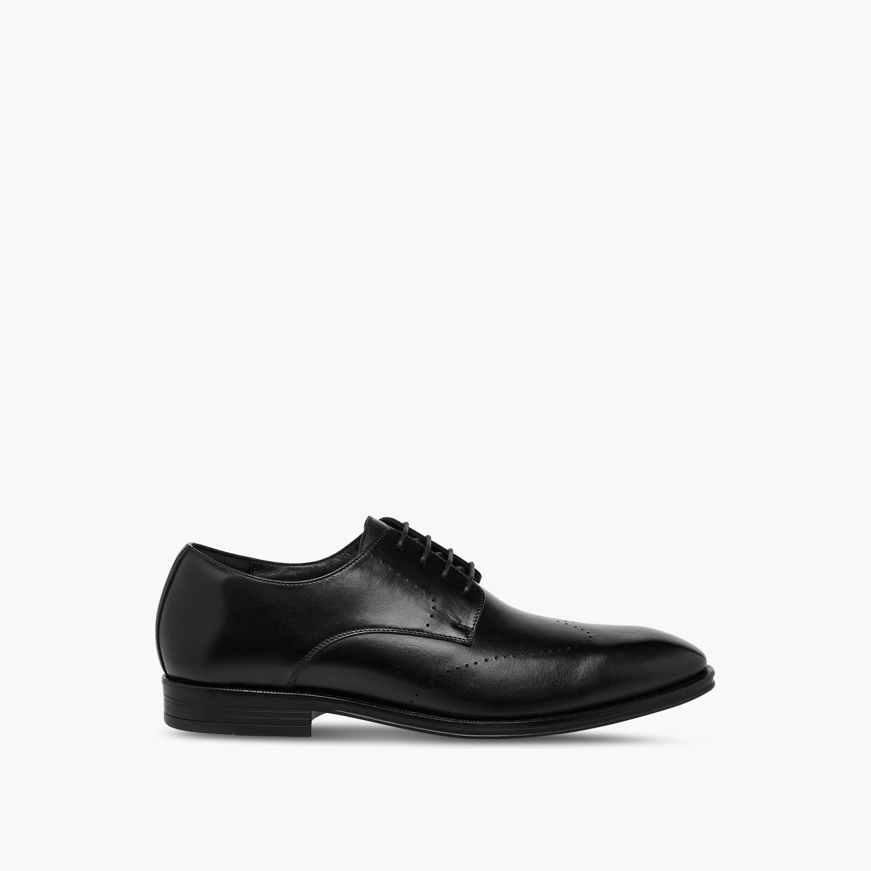 Duchini Men's Leather Solid Lace-Up Derby Shoes-men-shoes-formalshoes-image-3