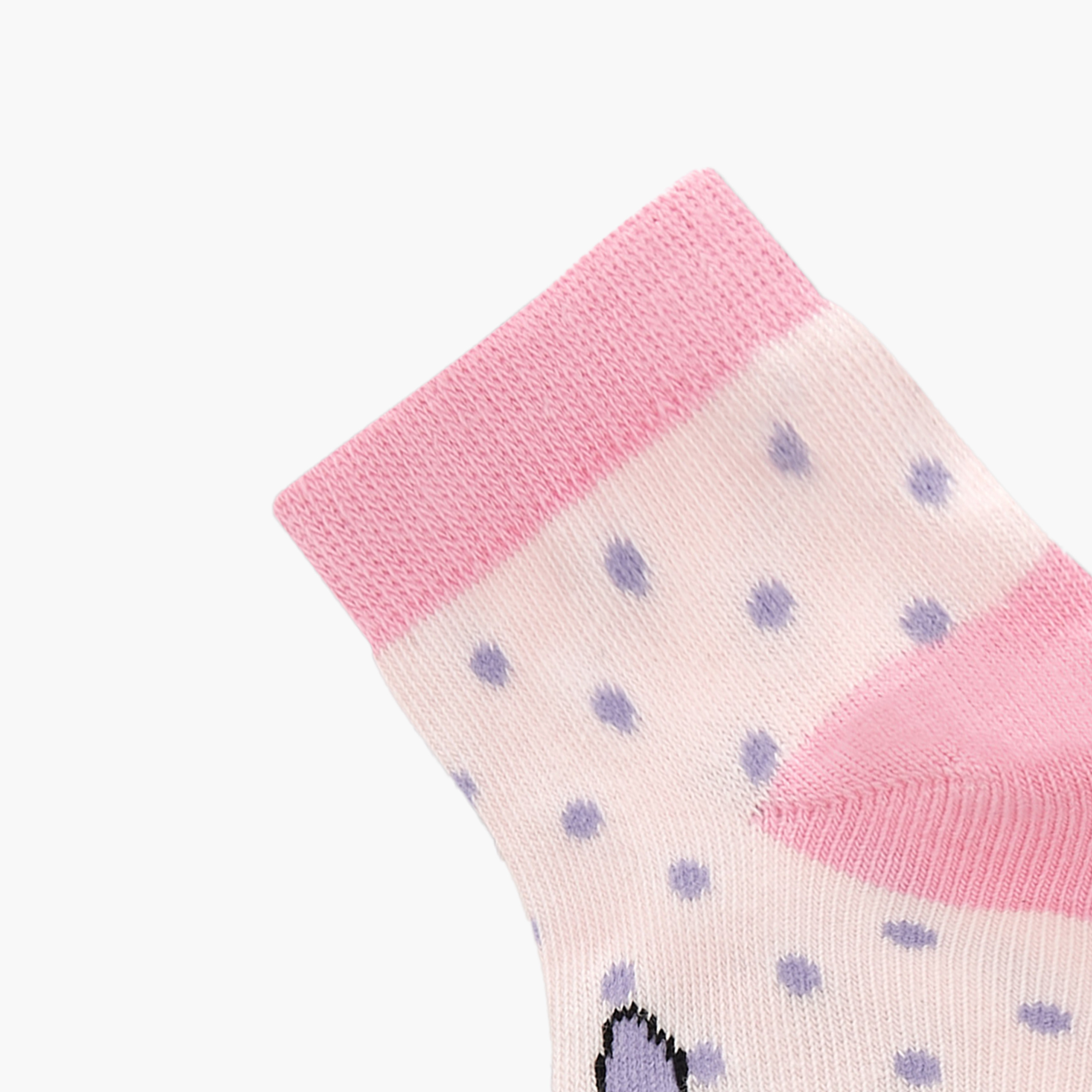 جوارب بطول الكاحل بطبعات من ديزني- طقم من 3 أزواج-girls-accessories-socks-image-3