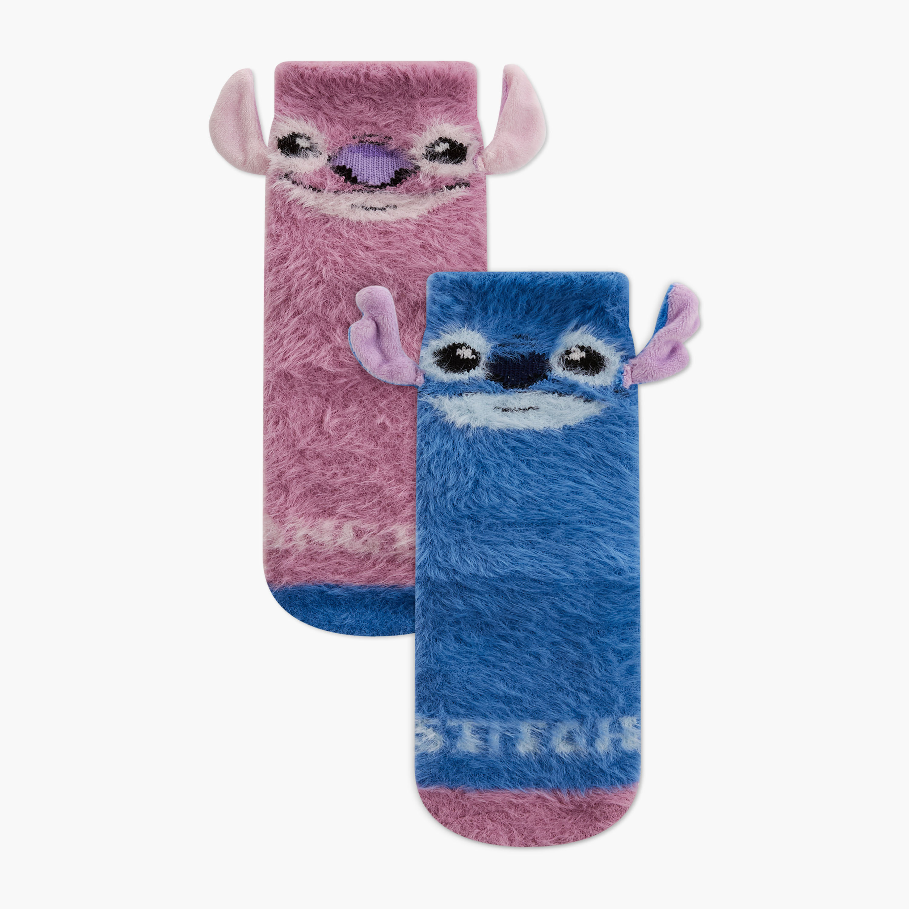 Disney Girls Socks with Stitch Print - Set of 2-girls-accessories-socks-image-1