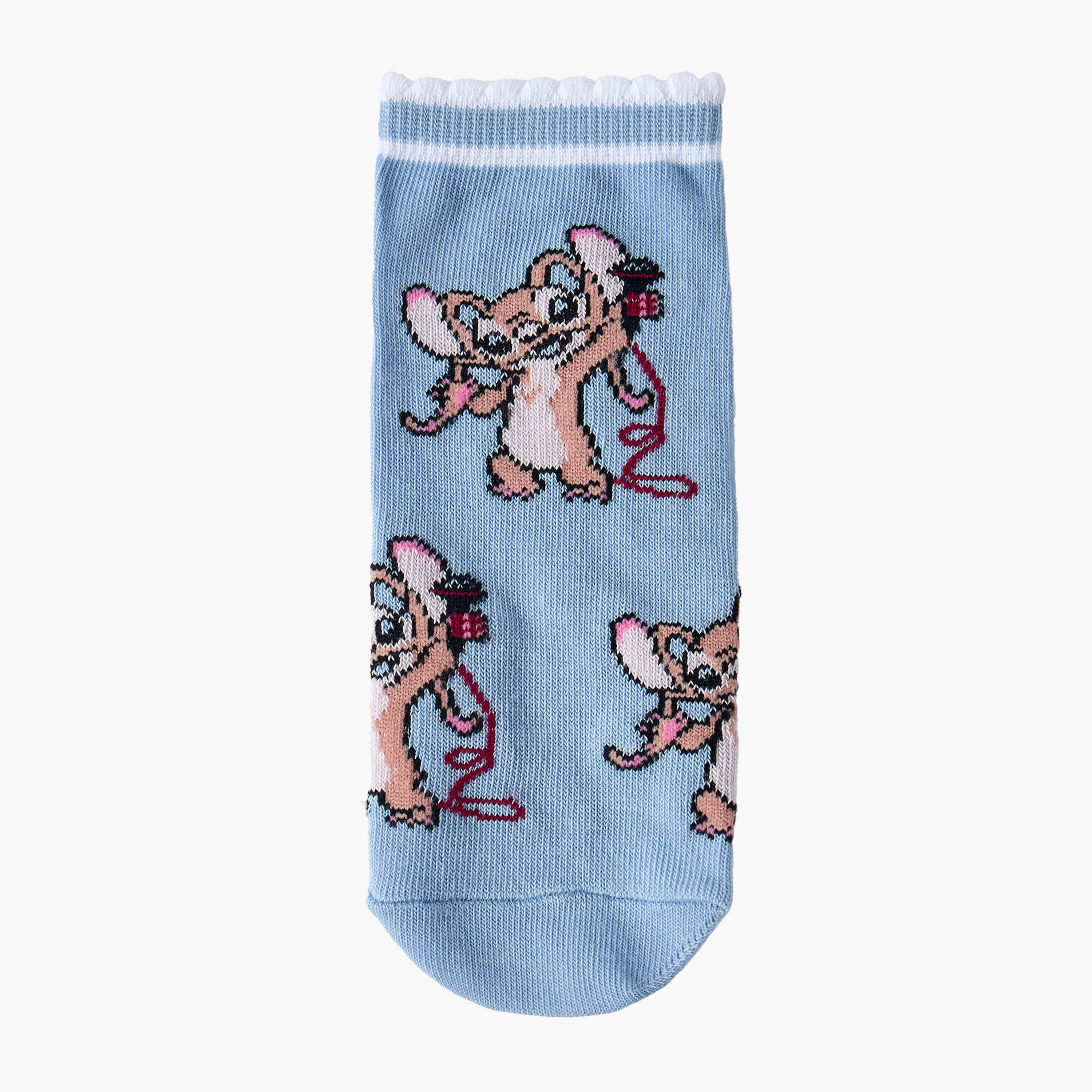 طقم من 5 - جوارب طول الكاحل بطبعات للبنات من ديزني-girls-accessories-socks-image-6