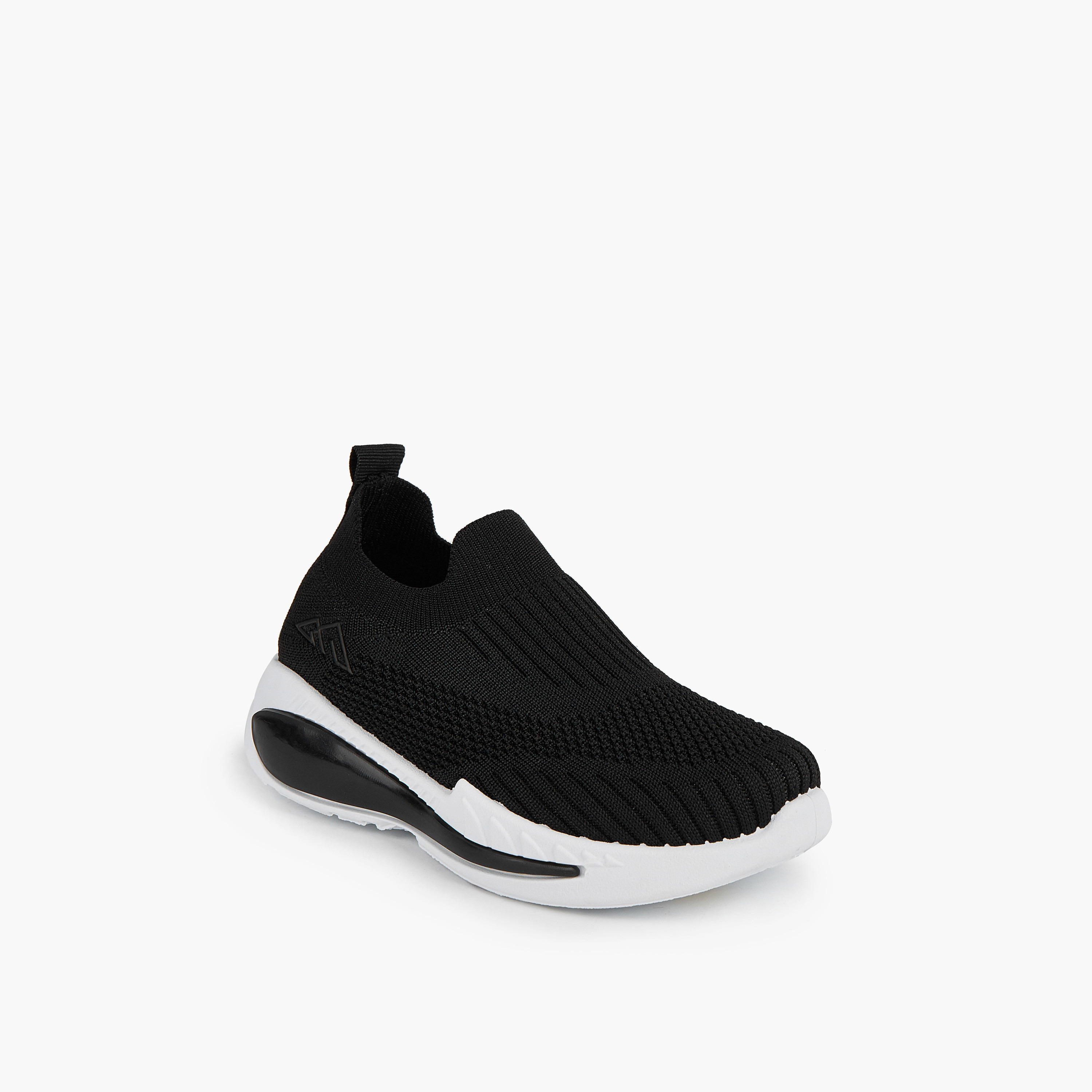 Oaklan by Shoexpress Textured Slip-On Sports Shoes with Pull Tab-boys-shoes-sneakers-image-3