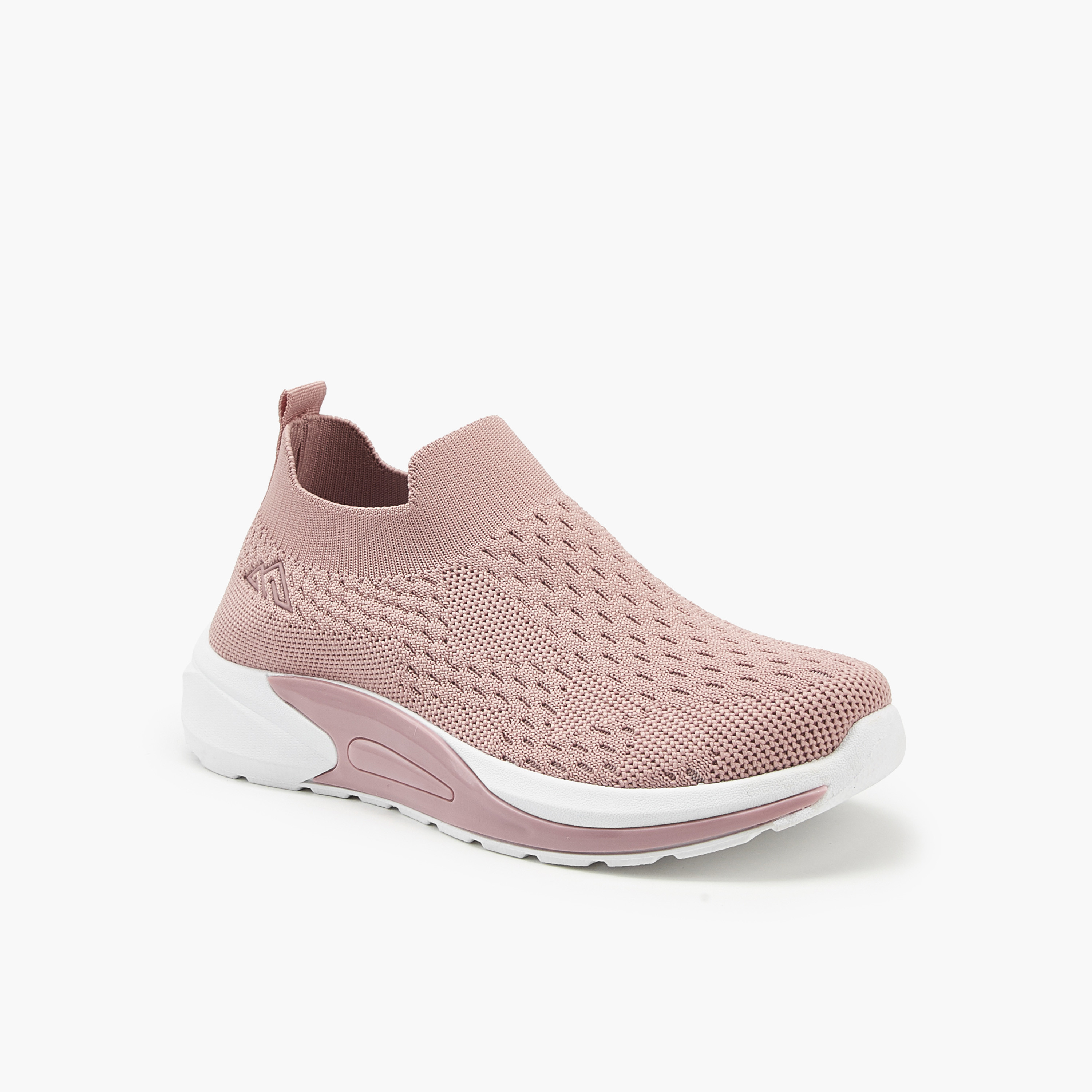 حذاء رياضي بارز الملمس سهل الارتداء بلسان سحب من أوكلان من شو إكسبريس-girls-shoes-sneakers-image-2