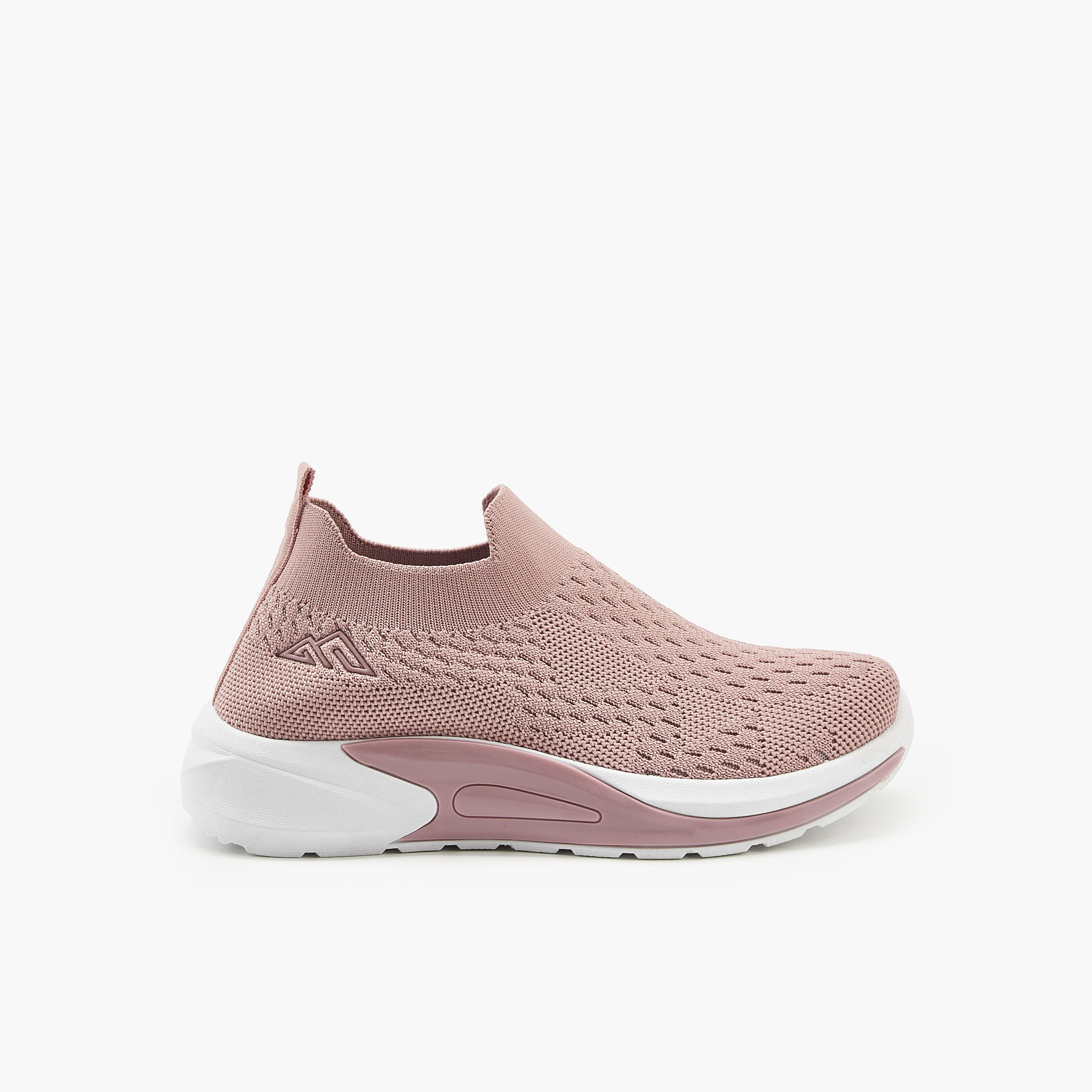 حذاء رياضي بارز الملمس سهل الارتداء بلسان سحب من أوكلان من شو إكسبريس-girls-shoes-sneakers-image-3