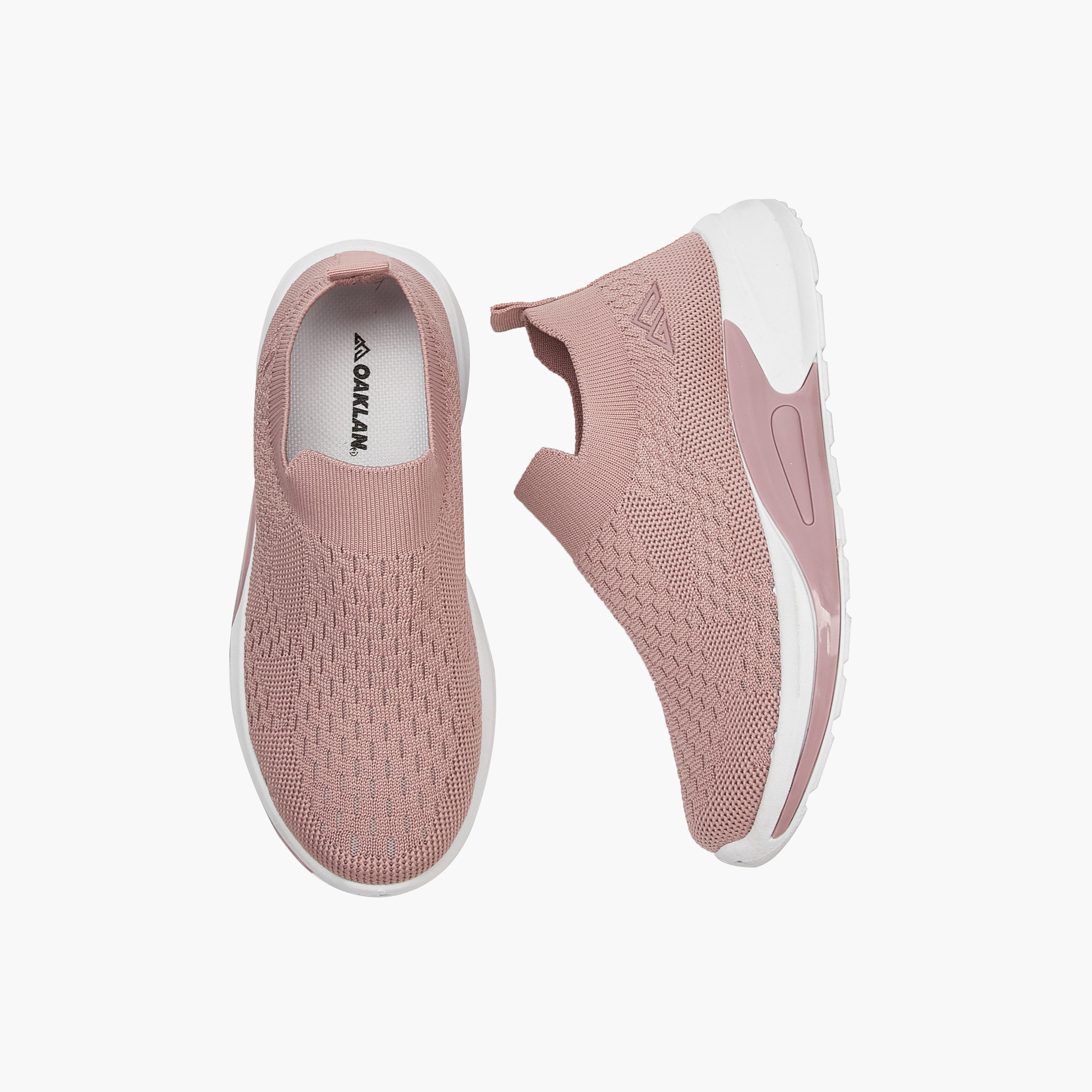 حذاء رياضي بارز الملمس سهل الارتداء بلسان سحب من أوكلان من شو إكسبريس-girls-shoes-sneakers-image-1