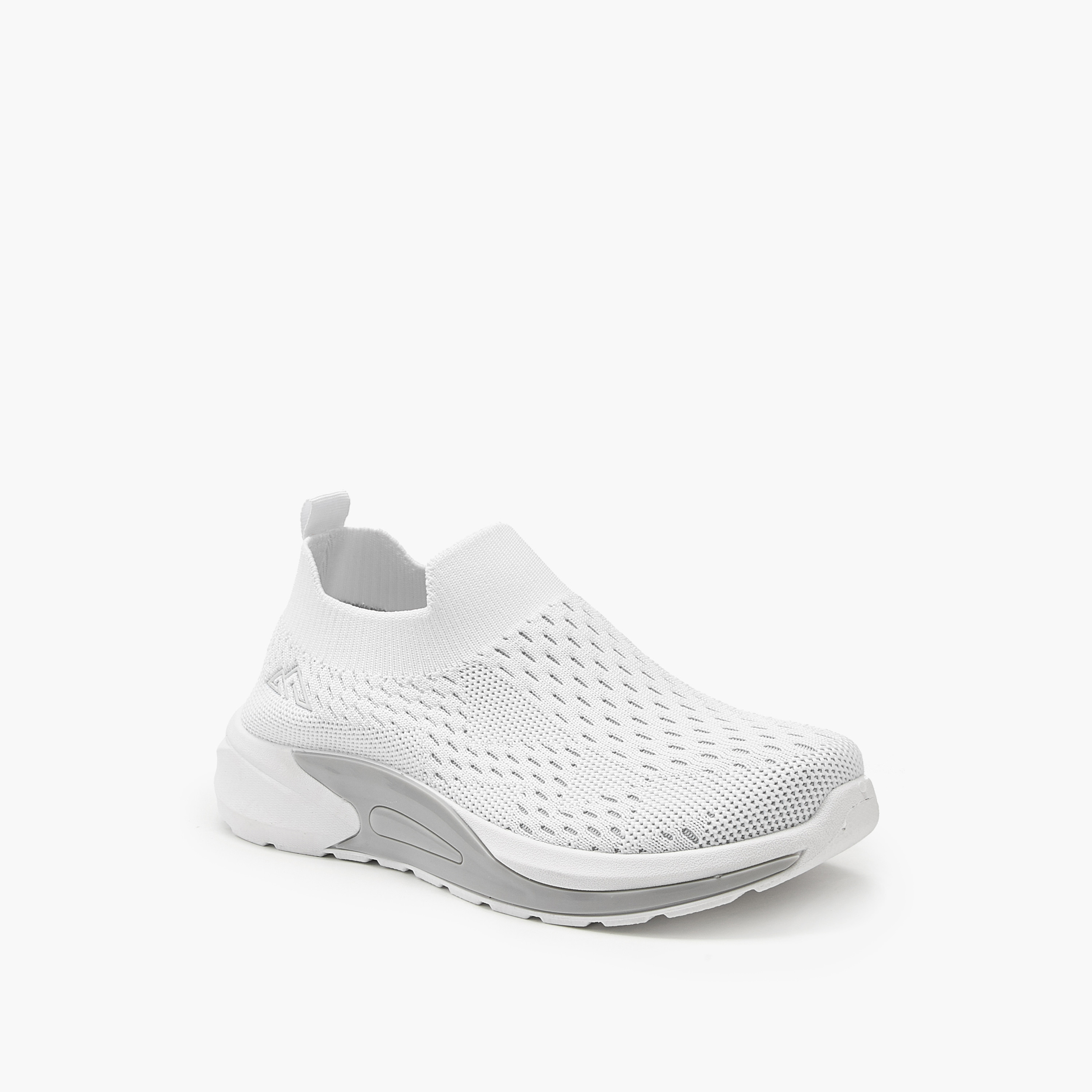 حذاء رياضي بارز الملمس سهل الارتداء بلسان سحب من أوكلان من شو إكسبريس-girls-shoes-sneakers-image-2