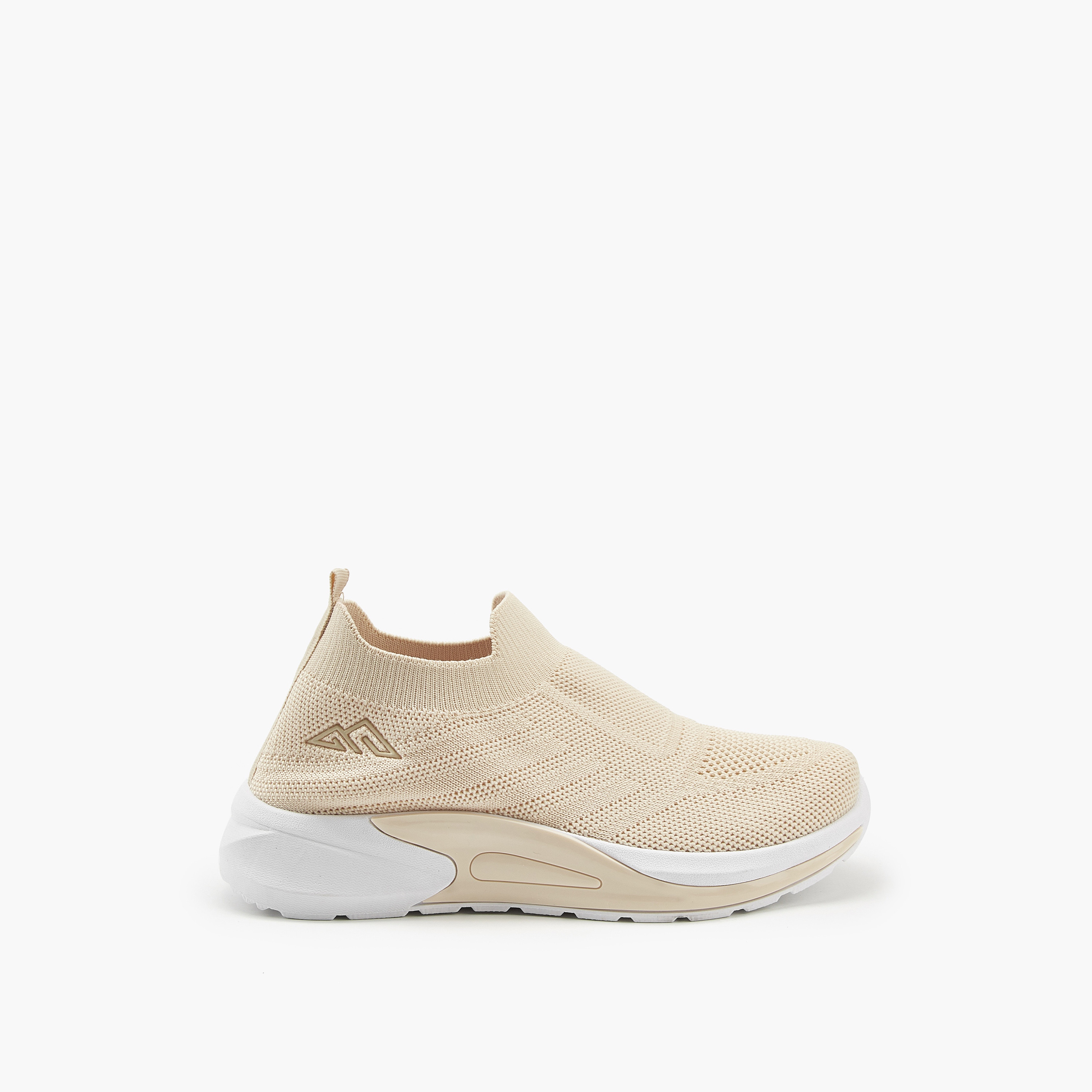 Oaklan by Shoexpress Textured Slip-On Sports Shoes with Pull Tab-girls-shoes-sneakers-image-3