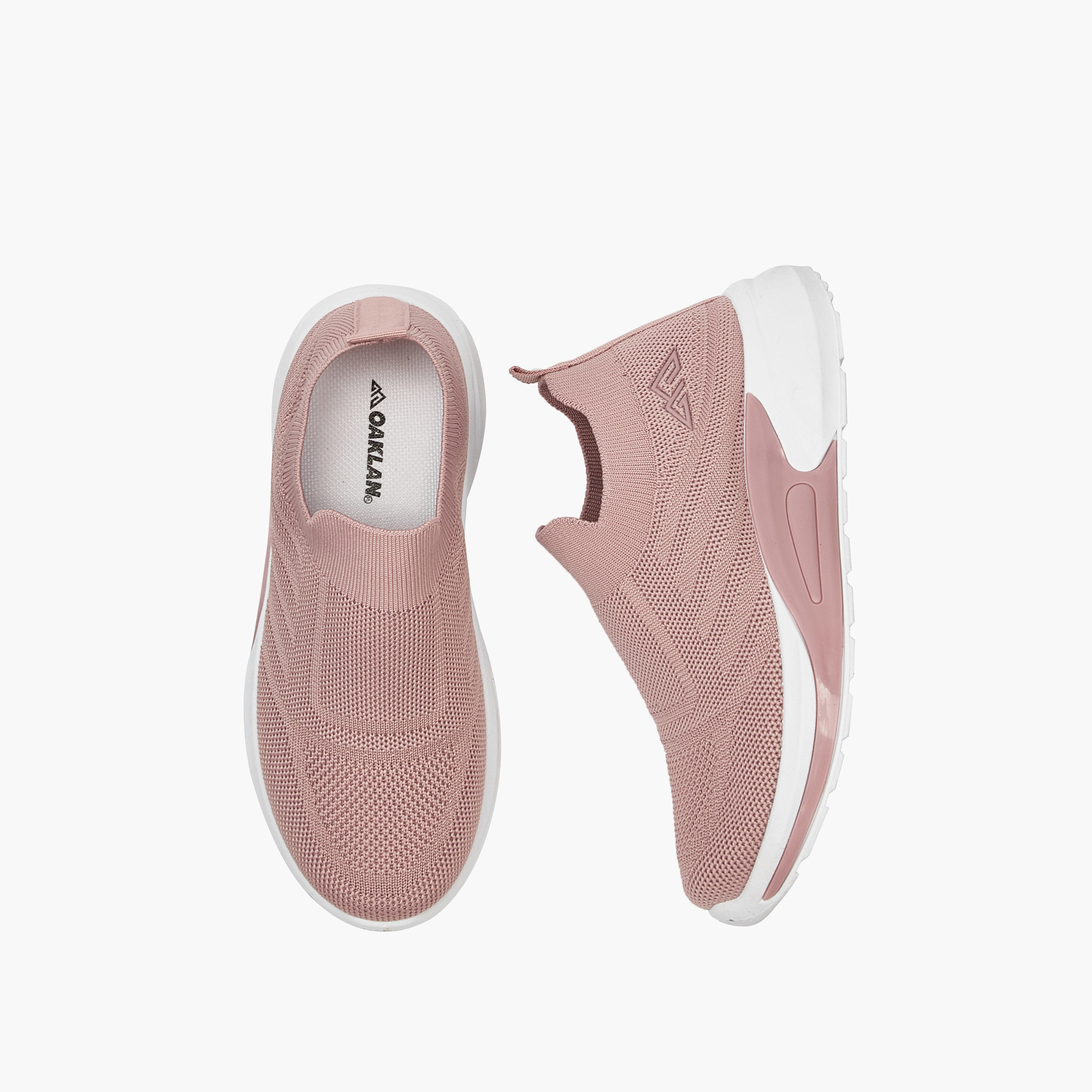 حذاء رياضي بارز الملمس سهل الارتداء بلسان سحب من أوكلان من شوإكسبريس-girls-shoes-sneakers-image-1