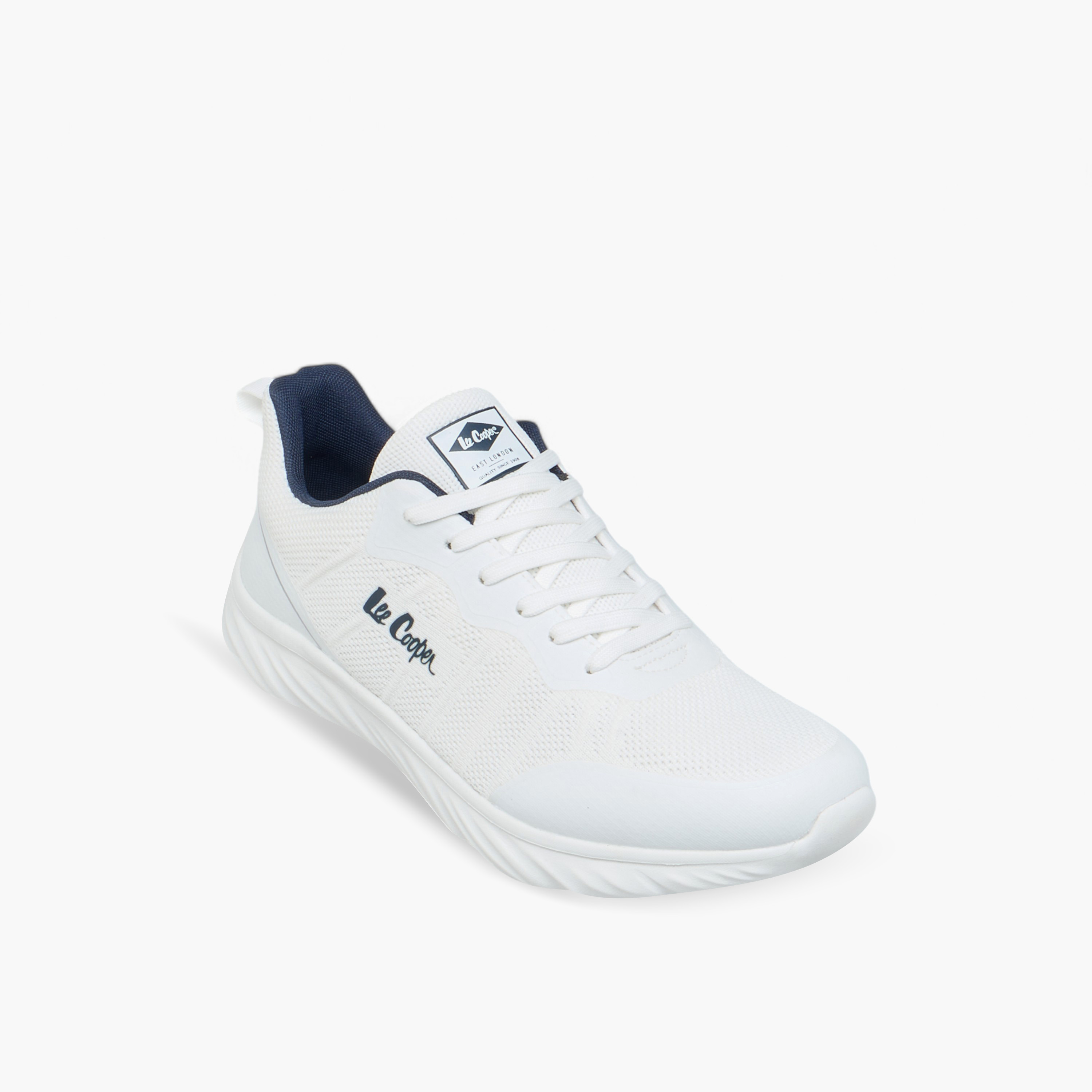 Lee Cooper Men's Logo Detail Lace-Up Sneakers-men-shoes-sneakers-image-2