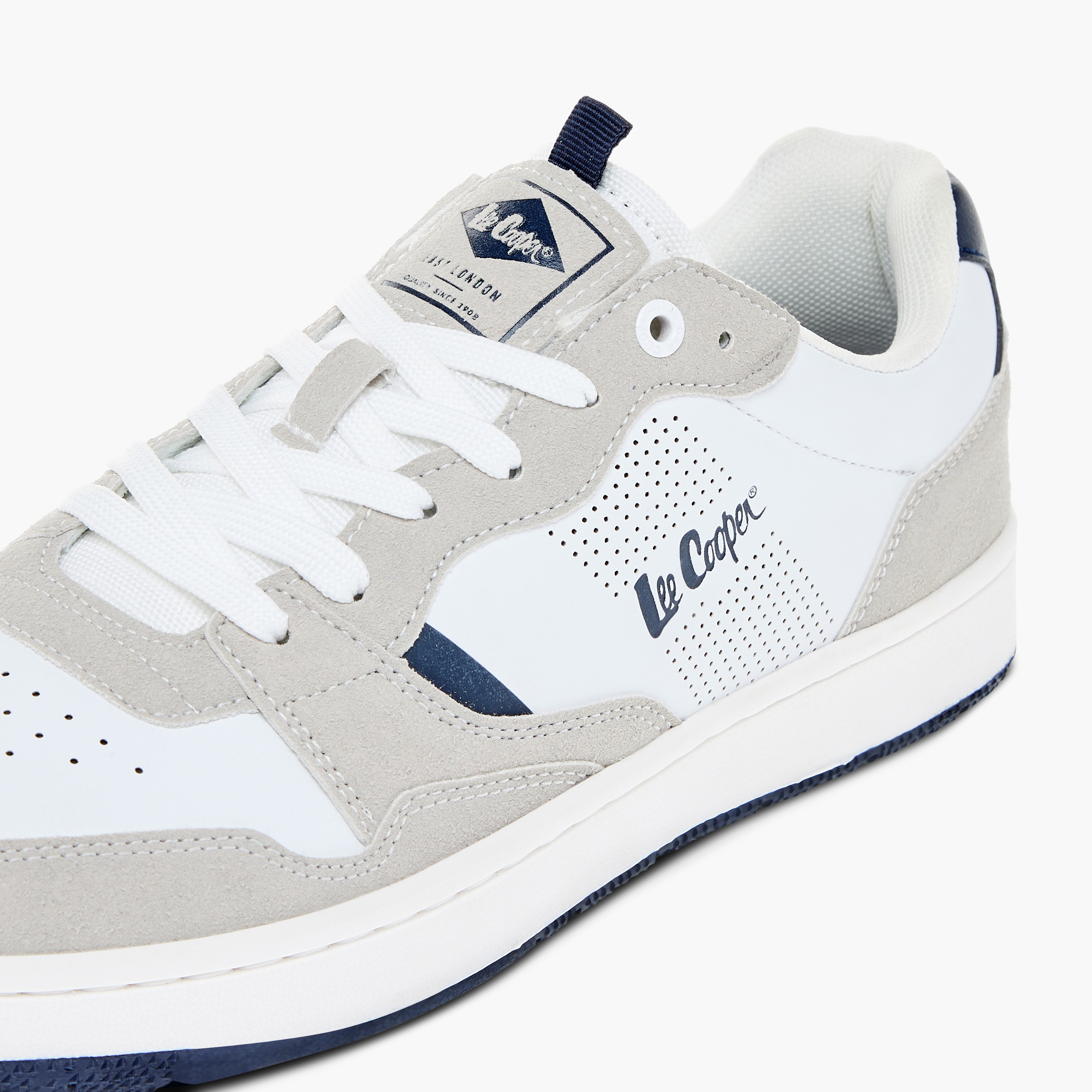 حذاء سنيكرز مثقب برباط إغلاق للرجال من لي كوبر-men-shoes-sneakers-image-4
