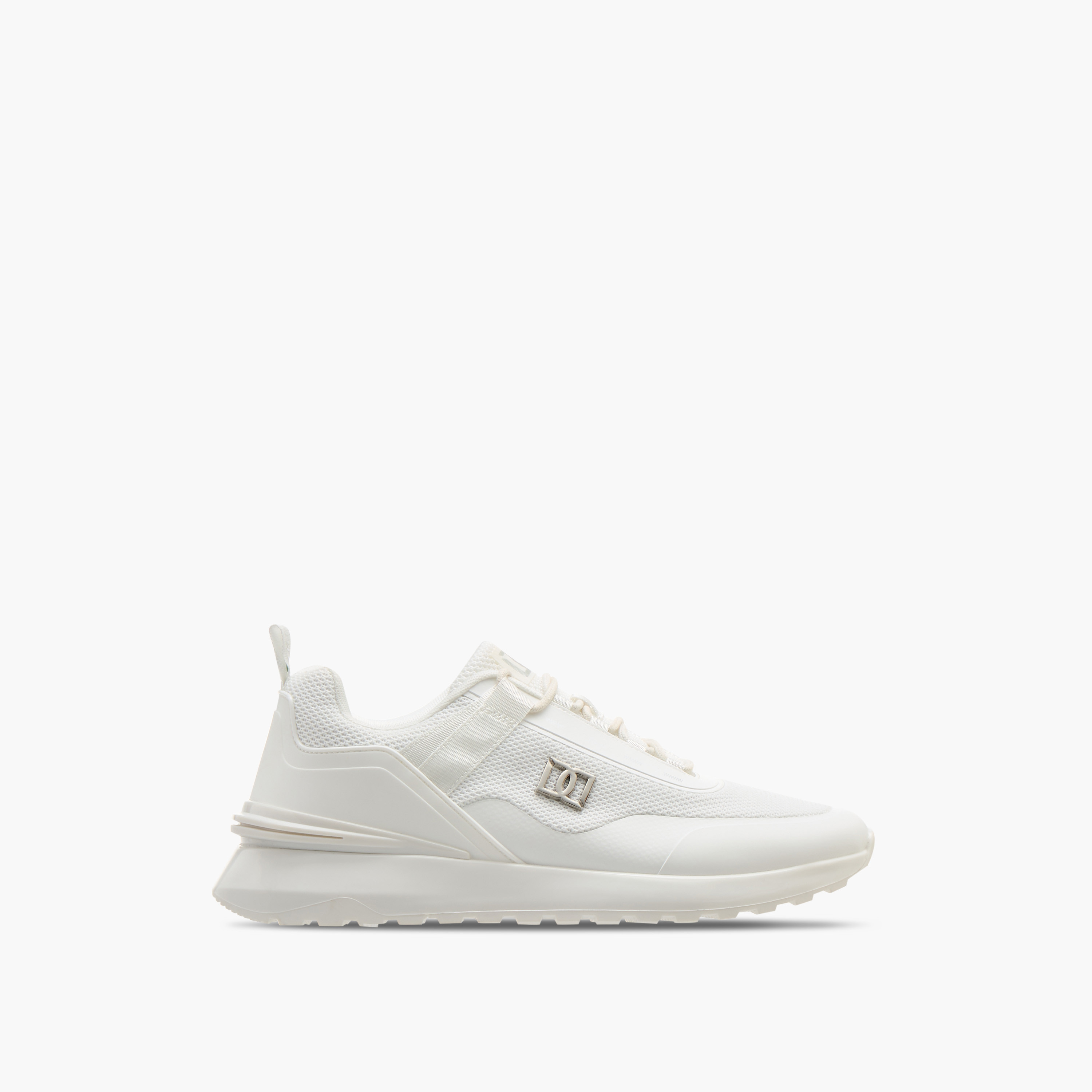 Duchini Men's Monotone Sneakers with Lace-Up Closure-men-shoes-sneakers-image-3