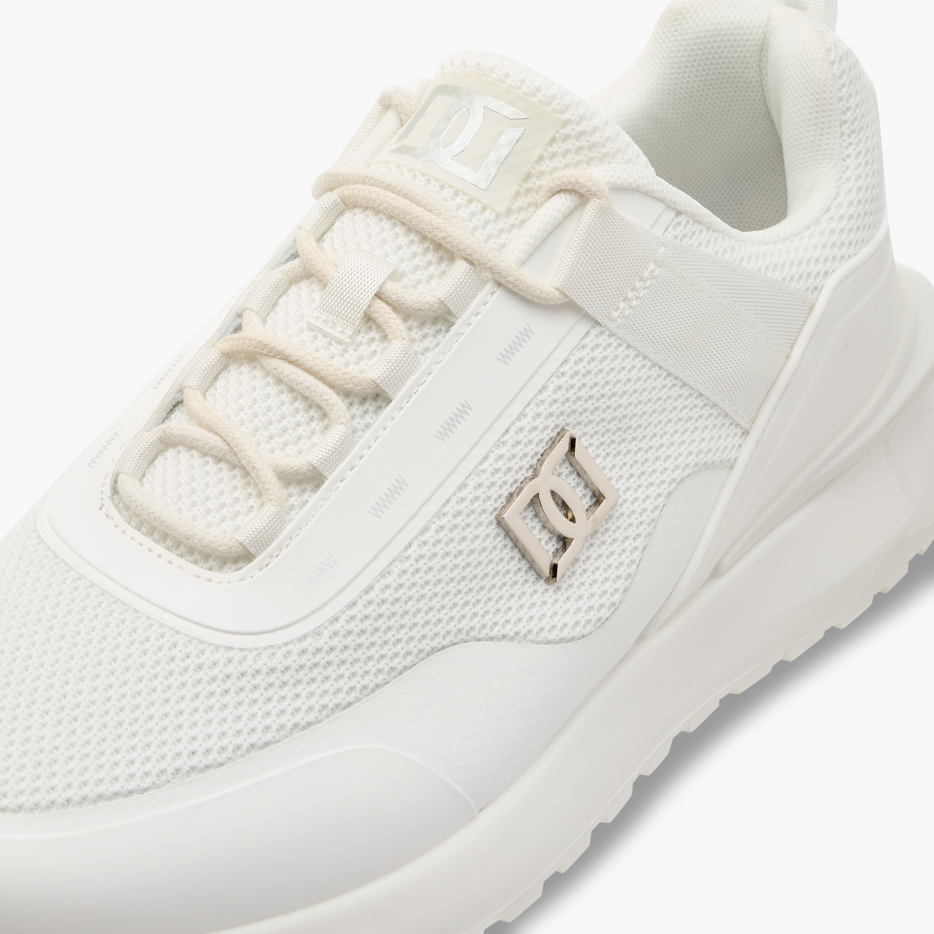 Duchini Men's Monotone Sneakers with Lace-Up Closure-men-shoes-sneakers-image-4