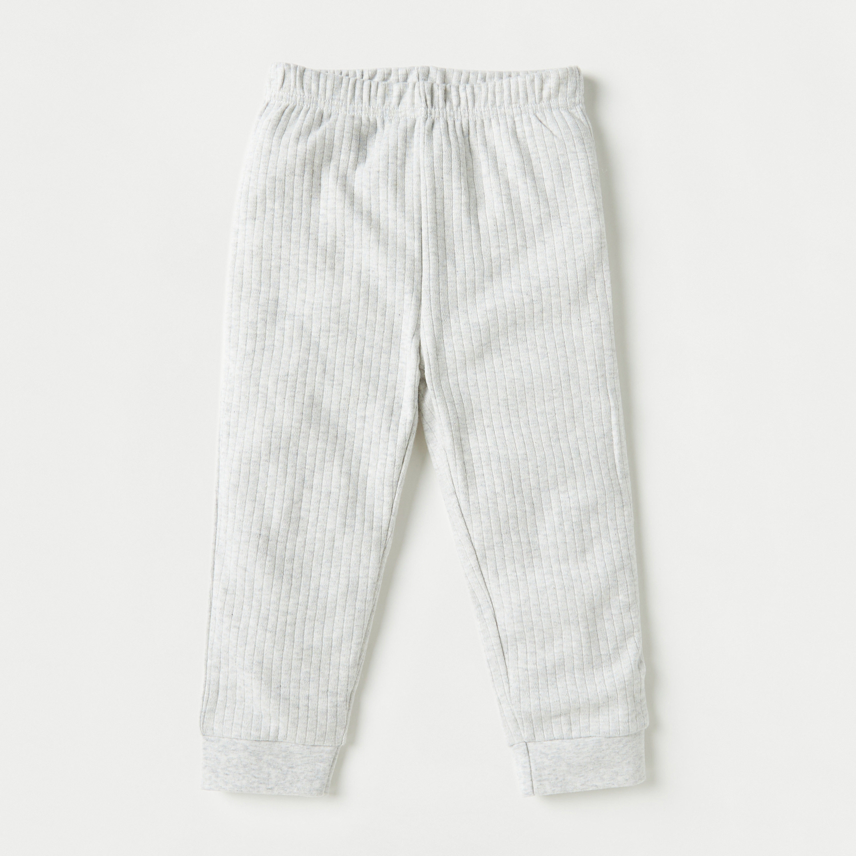 طقم بنطلون بيجاما وتيشيرت حراري مضلع من جونيورز-baby-boys-clothing-nightwear-pyjamasets-image-3