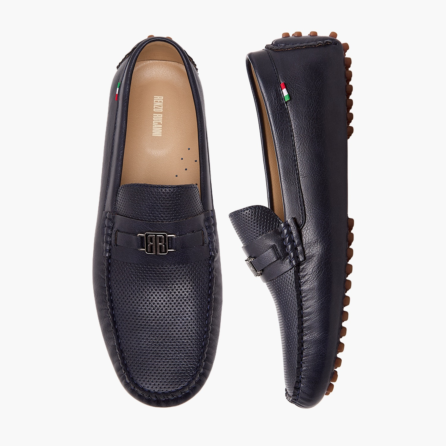 حذاء سهل الارتداء خفيف الوزن للرجال من رينزو روجاتي-men-shoes-loafersandmoccasins-image-1