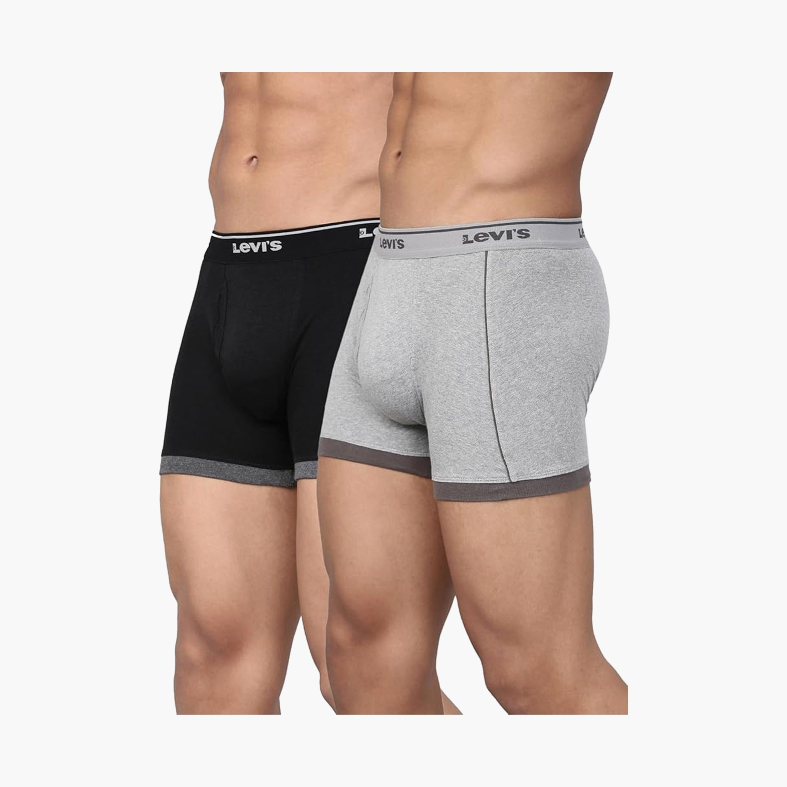 Levi's Pack of 2 Brand Print Elastic Waistband Briefs-men-clothing-innerwear-underwear-image-1