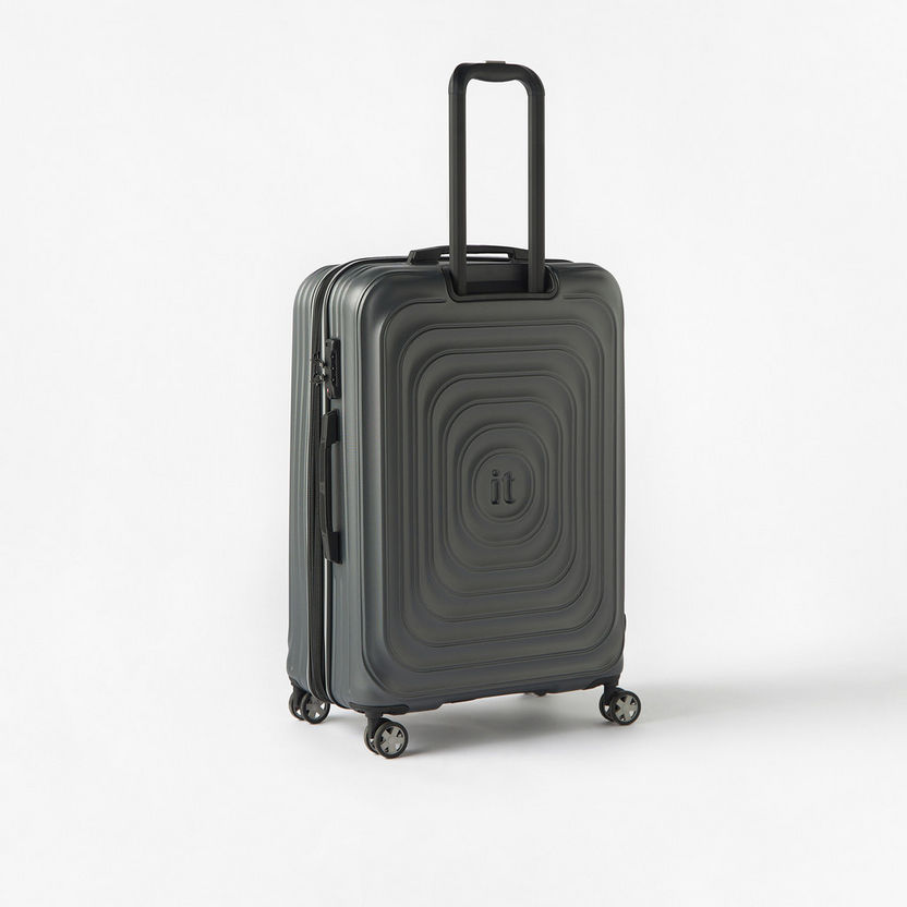 IT Textured Hardcase Luggage Trolley Bag with Retractable Handle-Luggage-image-2