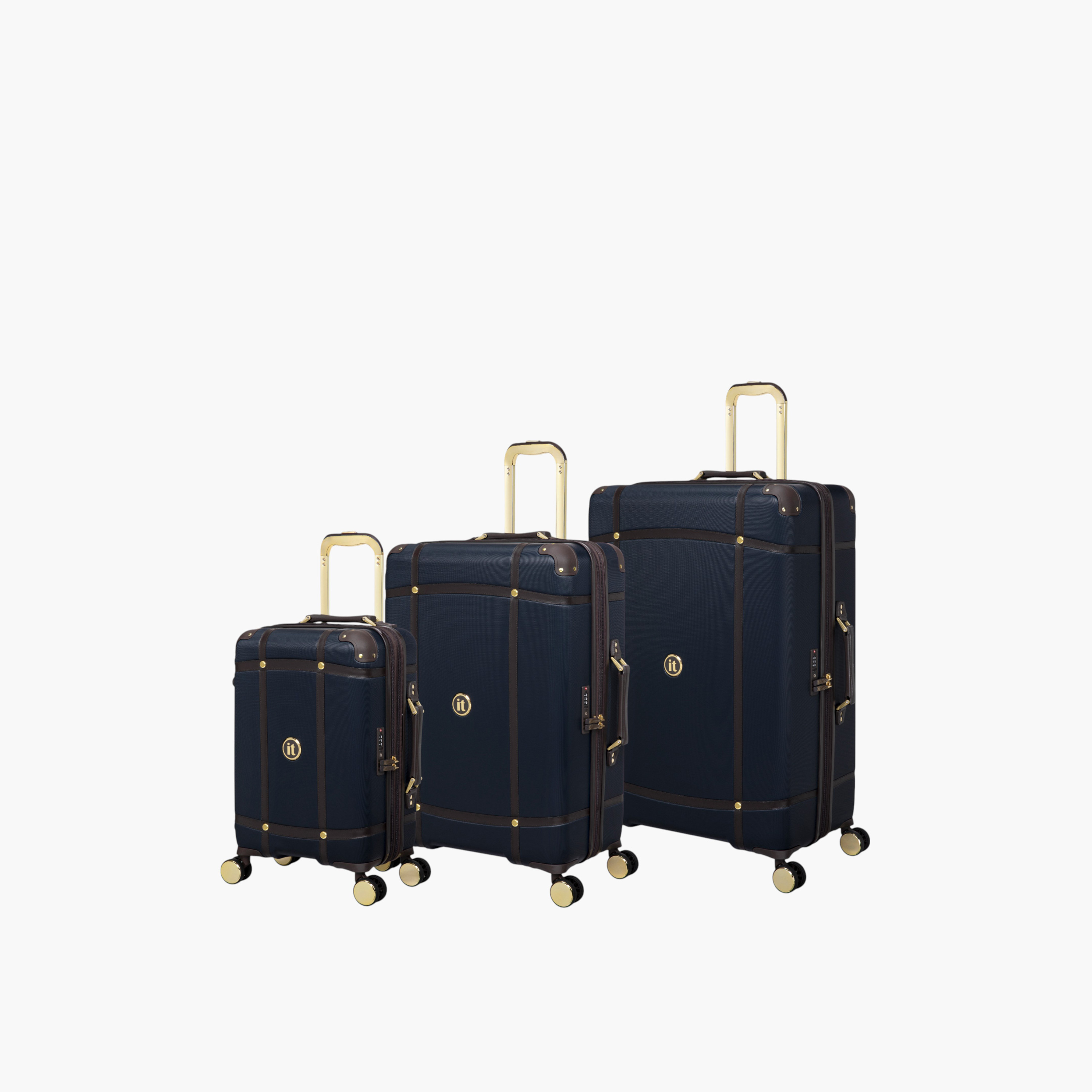 IT Solid Hardcase Trolley Bag with Retractable Handle and Zip Closure - 28 Inches Check-In Bag-travel-luggagesandbags-luggage-image-7