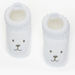 Juniors Bear Face Embroidered Booties-Booties-thumbnail-0