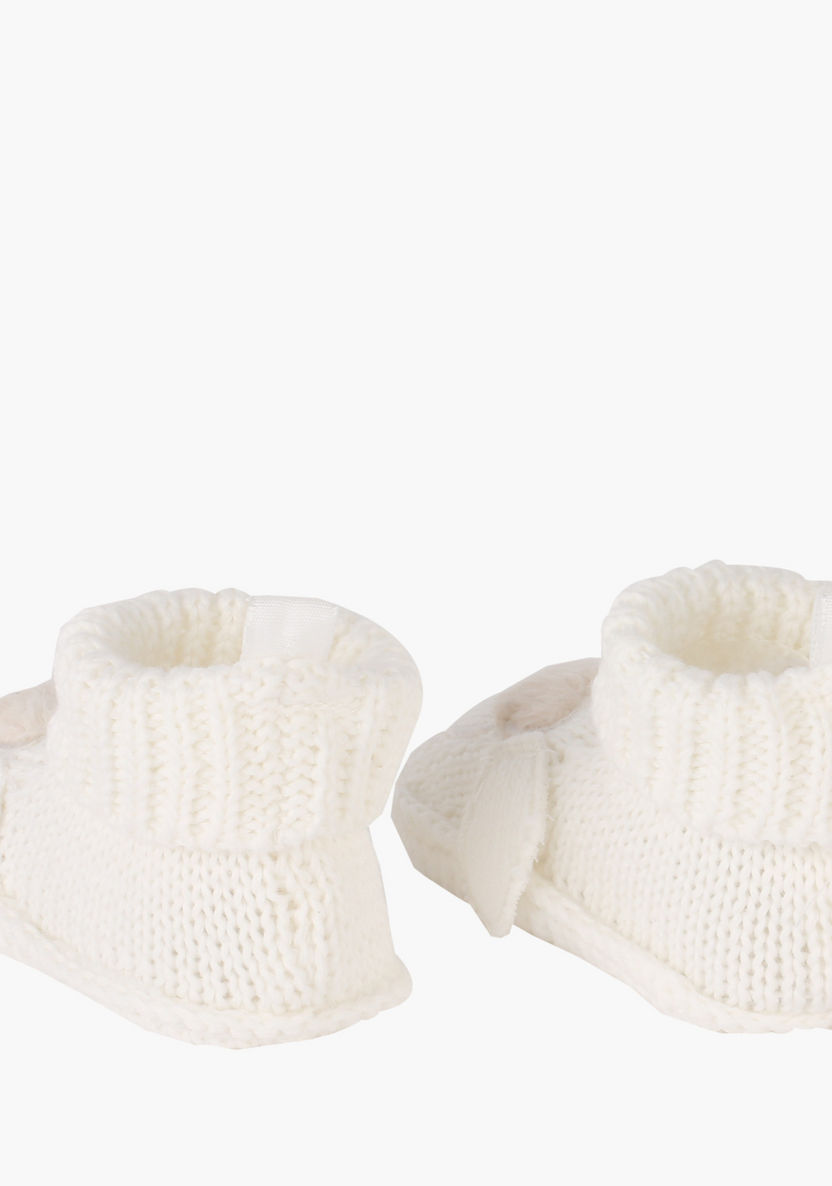 Juniors Textured Booties with Ear Detail-Booties-image-2